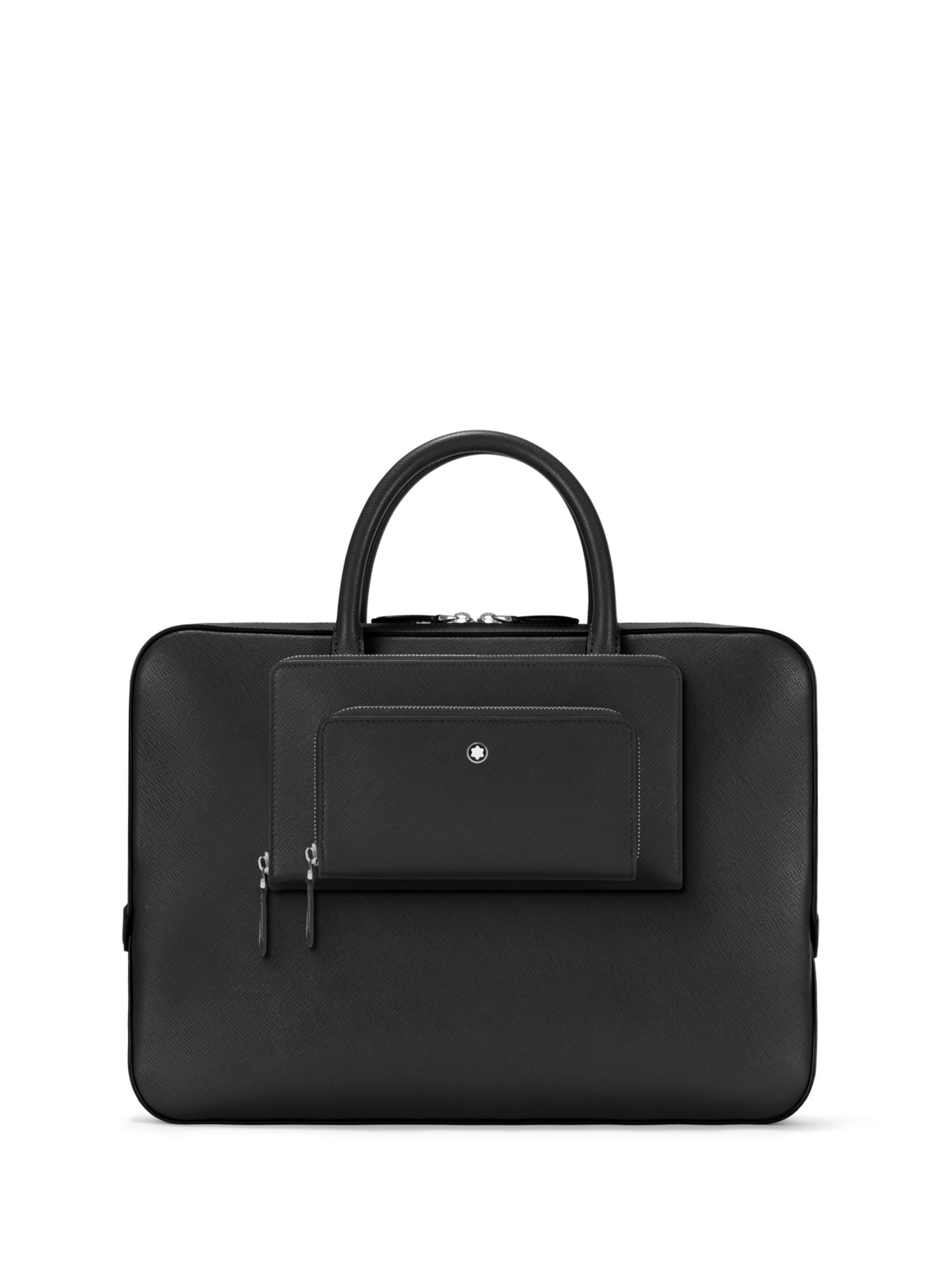 Leather briefcase MONTBLANC Black