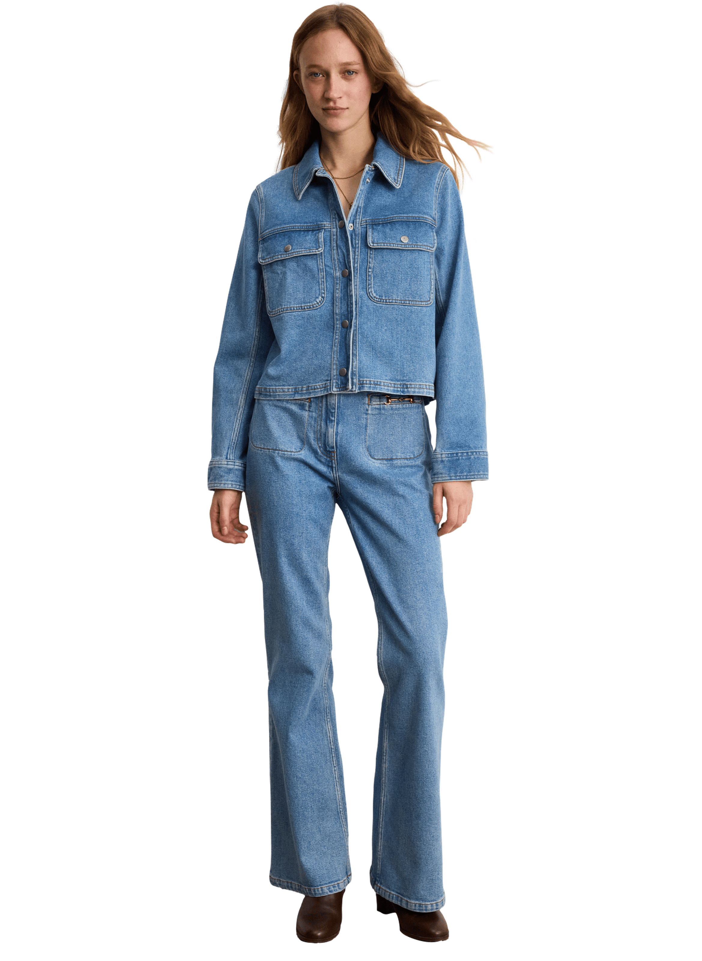 Blouson en jean - MARIAME PABLO Bleu