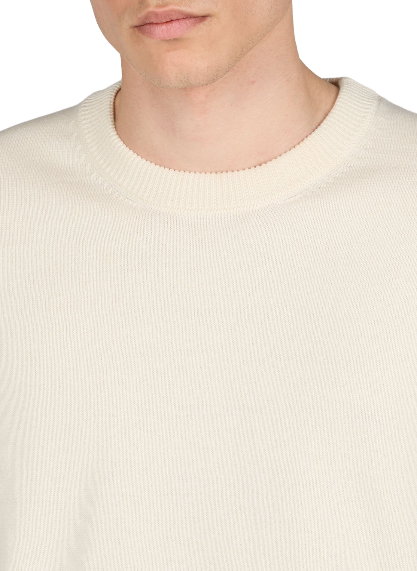 Pull Hoton en coton AU PRINTEMPS PARIS Beige
