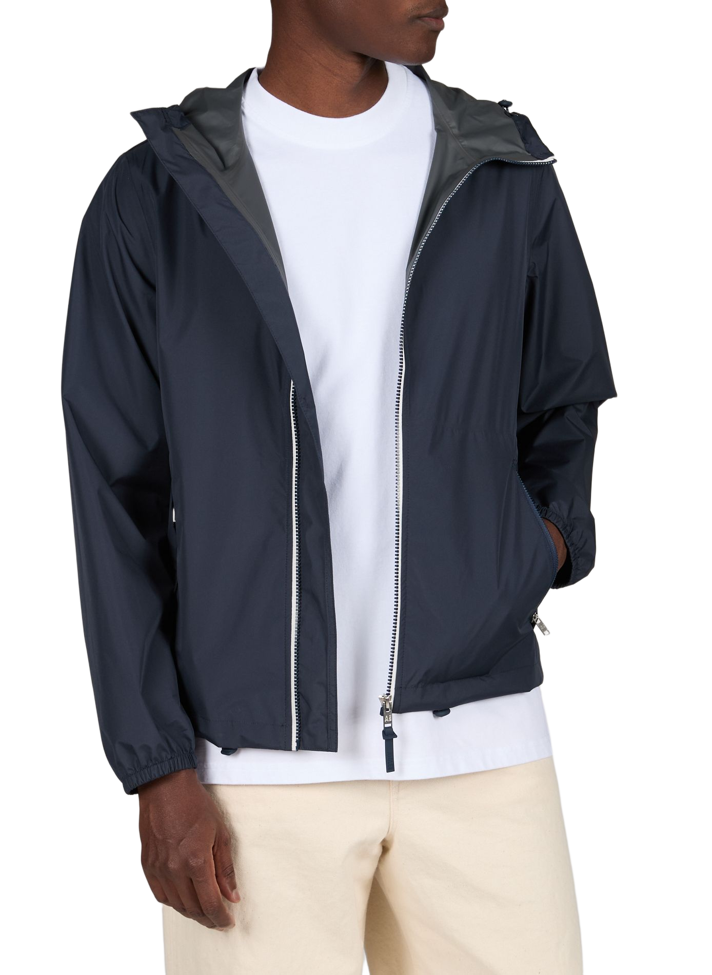 Veste coupe-vent à capuche AIGLE Bleu