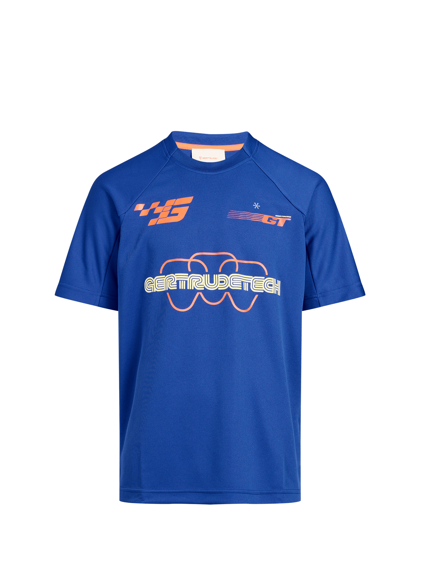 T-shirt ample sérigraphié GERTRUDE ET GASTON Bleu