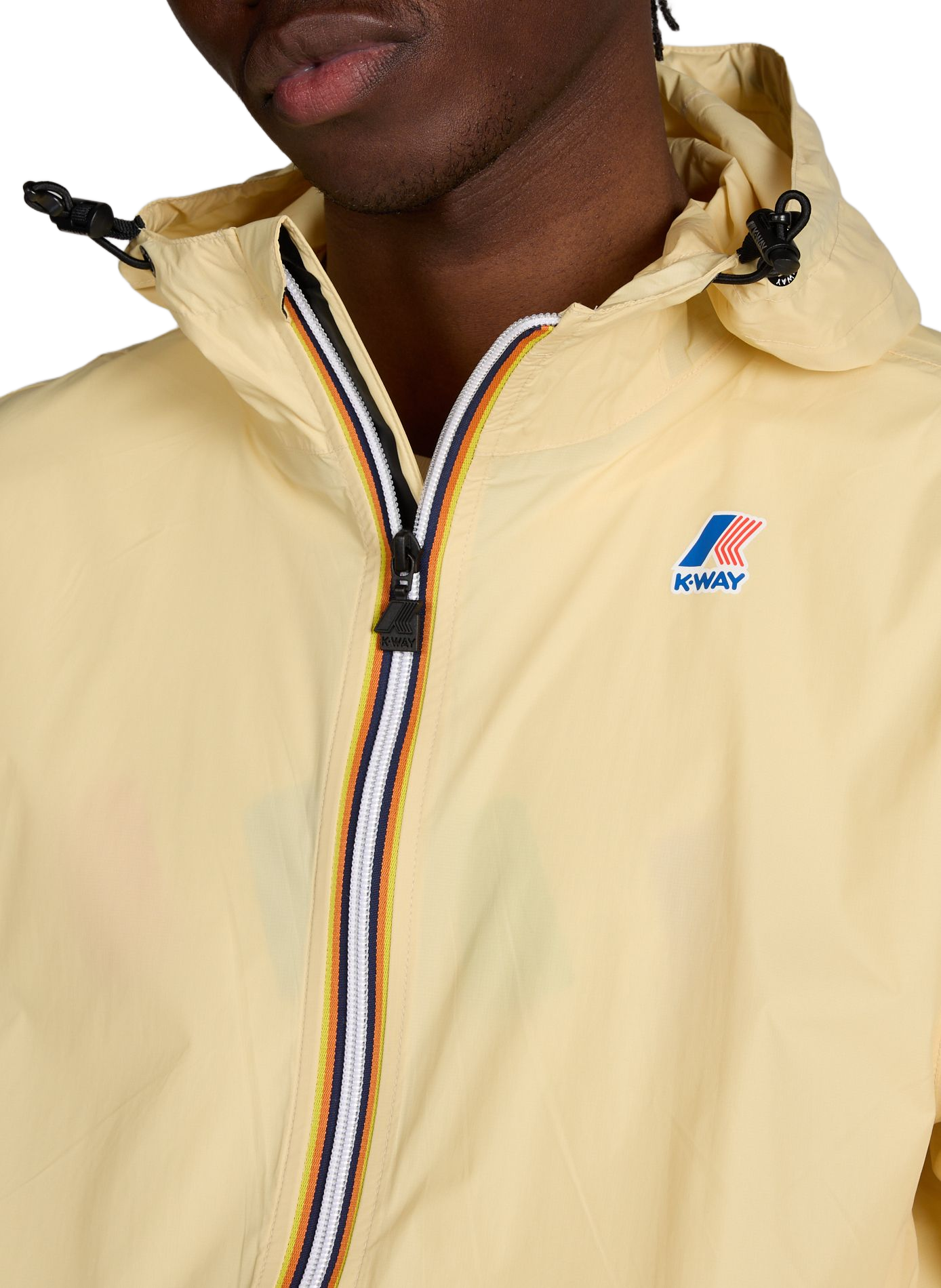 Blouson Le vrai Claude 4.0 à capuche K-WAY Beige