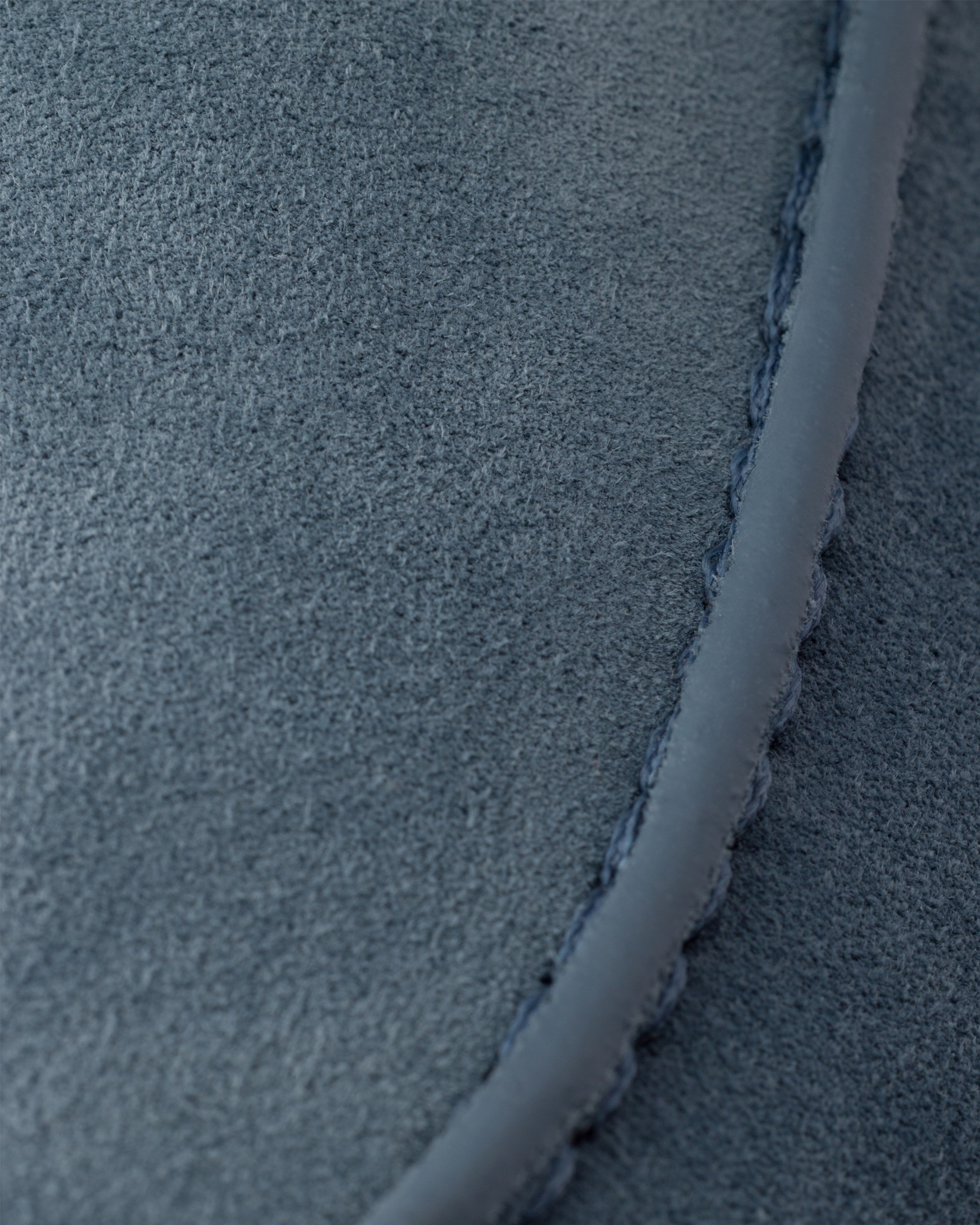 Mocassins en veau velours PRADA Bleu