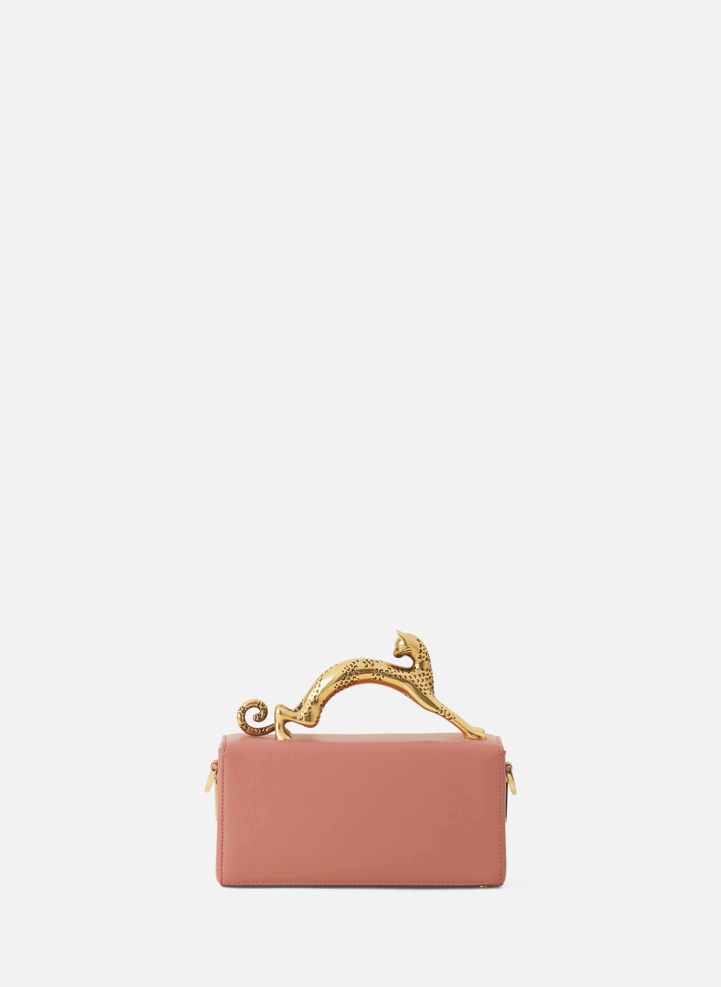 Sac pencil cat nano en cuir LANVIN Rose