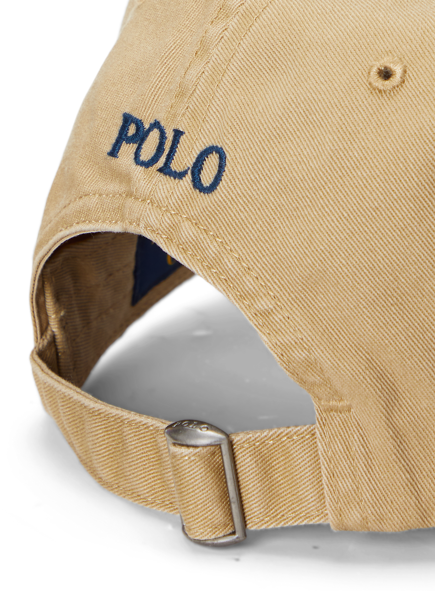 Casquette à logo brodé en coton POLO RALPH LAUREN Beige