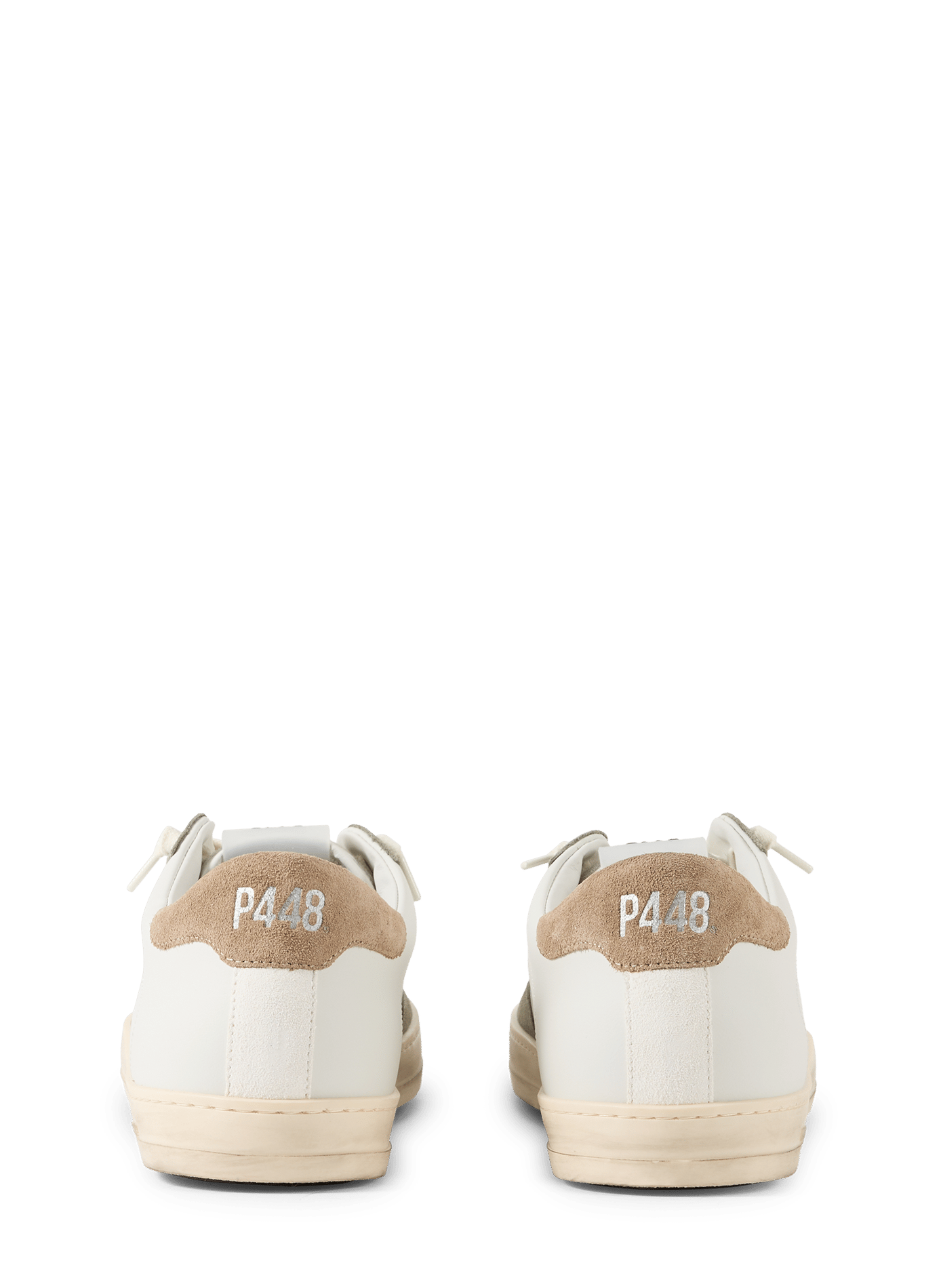 Sneakers con inserti in camoscio P448 Bianco