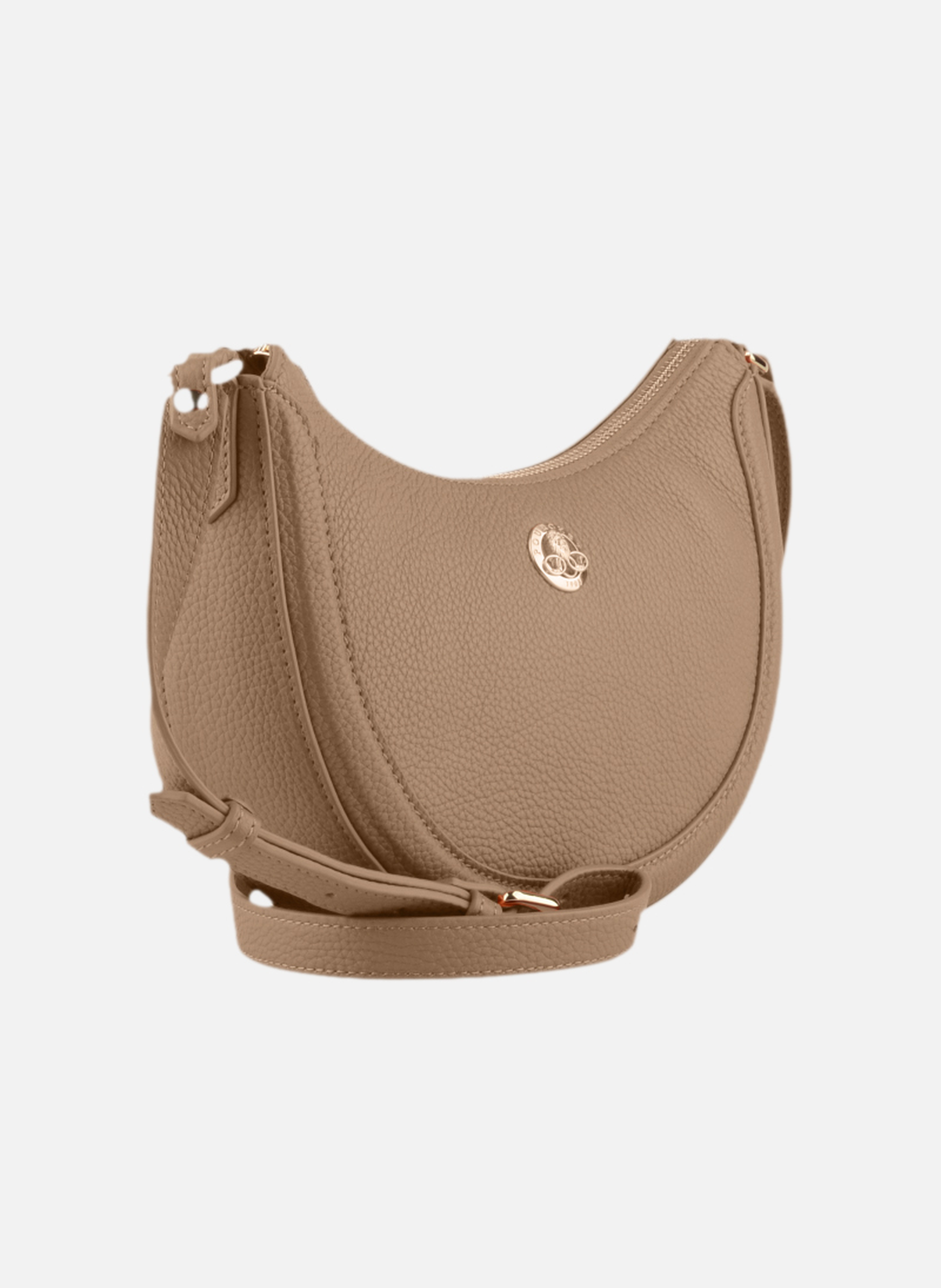 Image | sac porté épaule en cuir de vachette POURCHET Marron