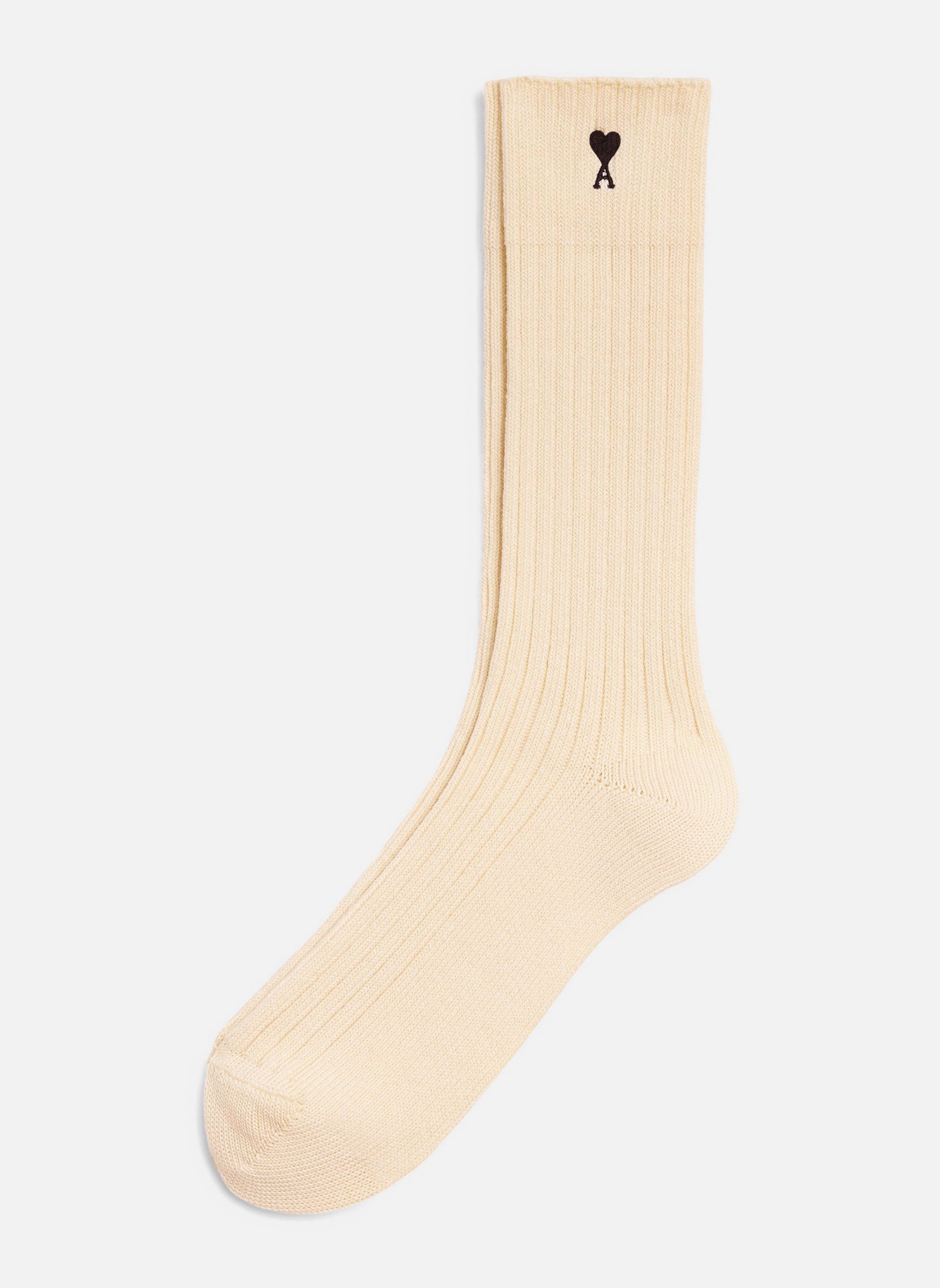 Chaussettes unisexe en coton ami de coeur AMI PARIS Blanc