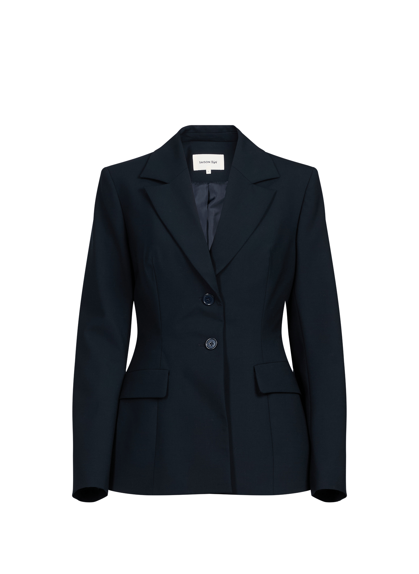 Bubble blazer in virgin wool SAISON 1865 Blue