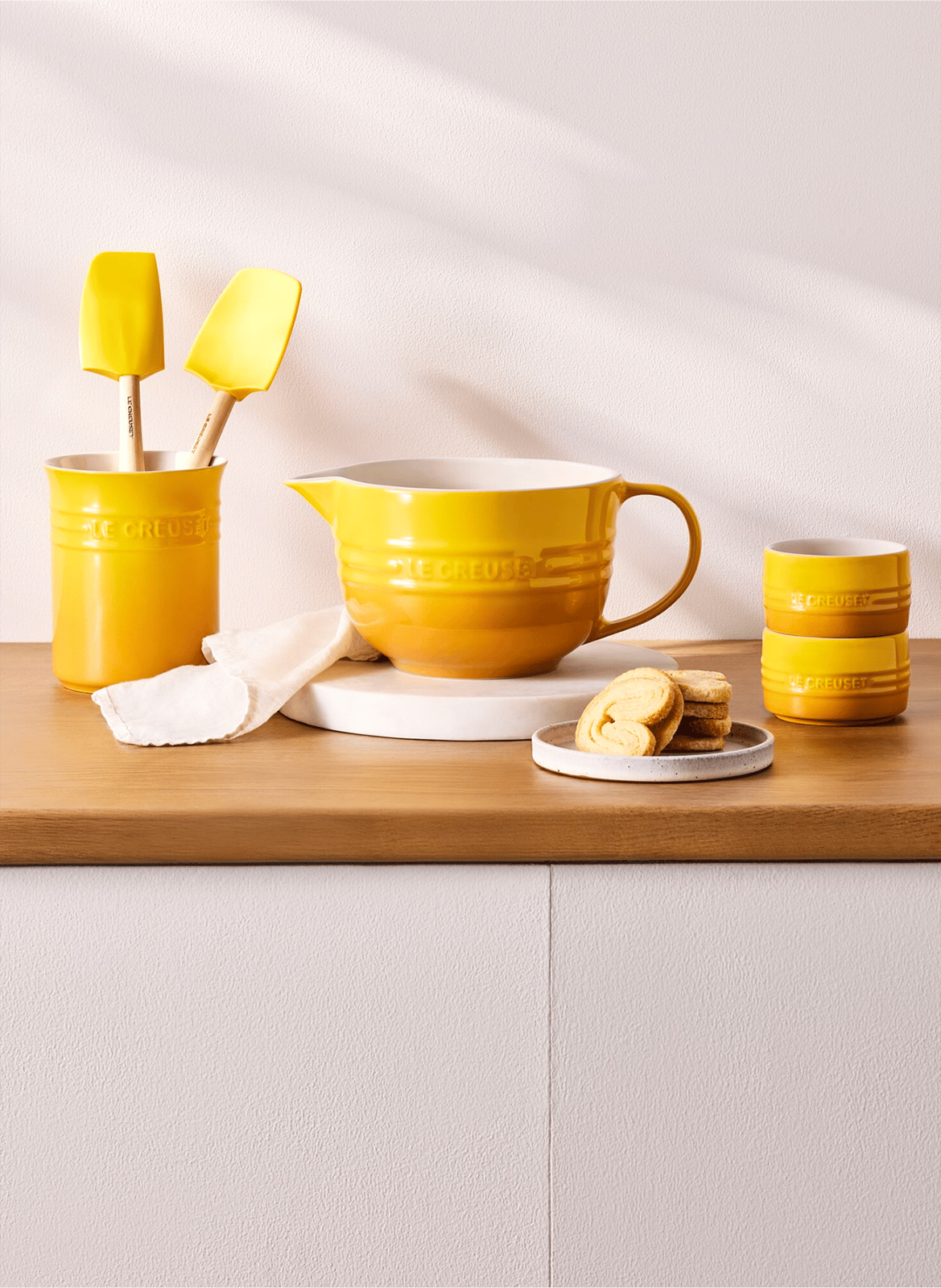Mittlere Spachtel Kreation LE CREUSET Gelb