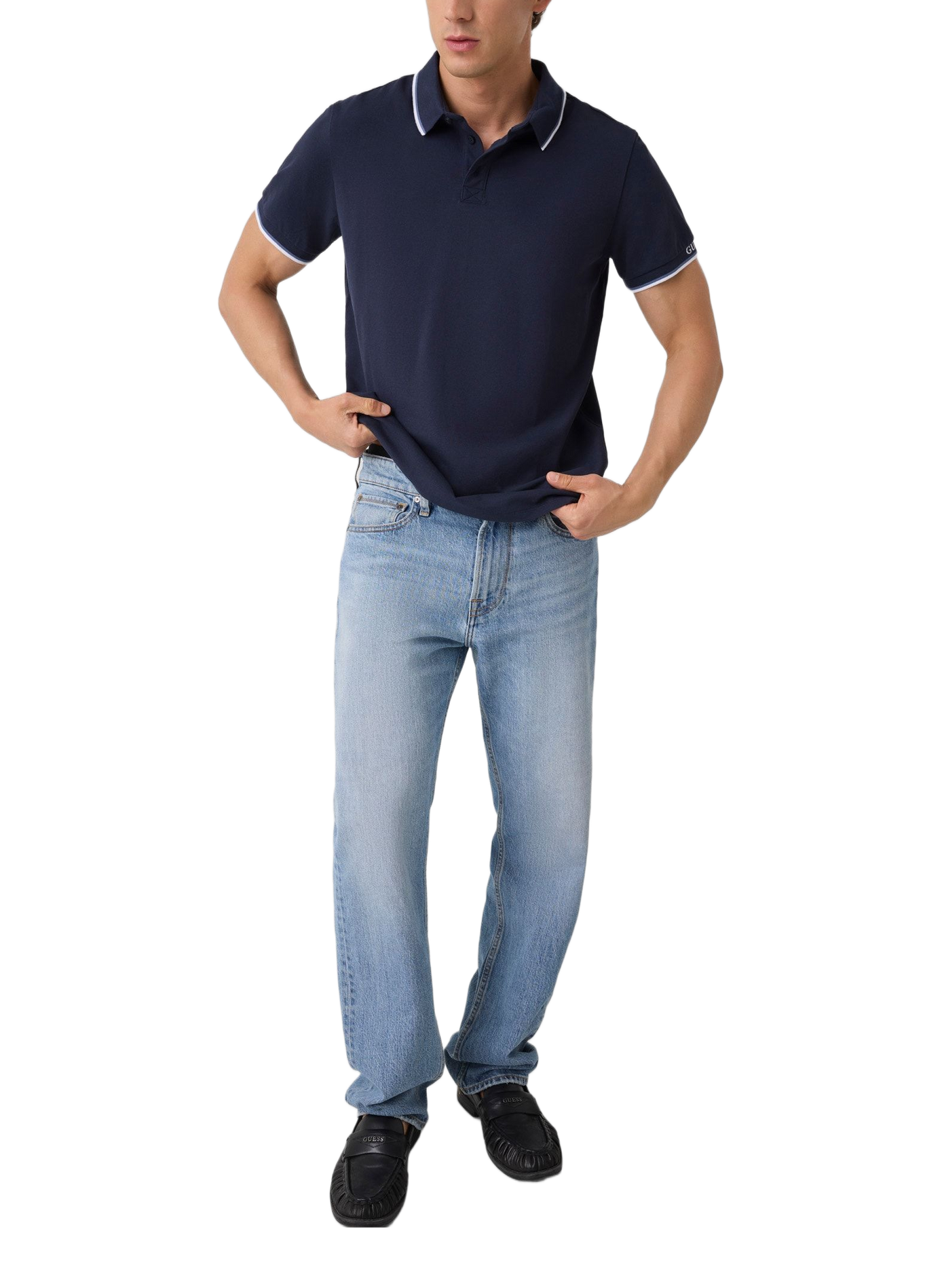 POLO SHIRT GUESS Blue
