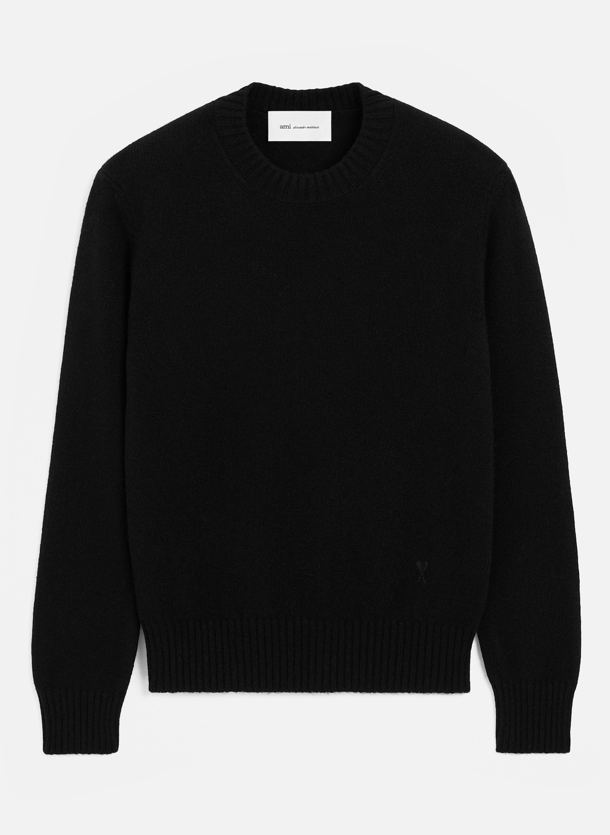 Pull en cachemire ami de coeur AMI PARIS Noir