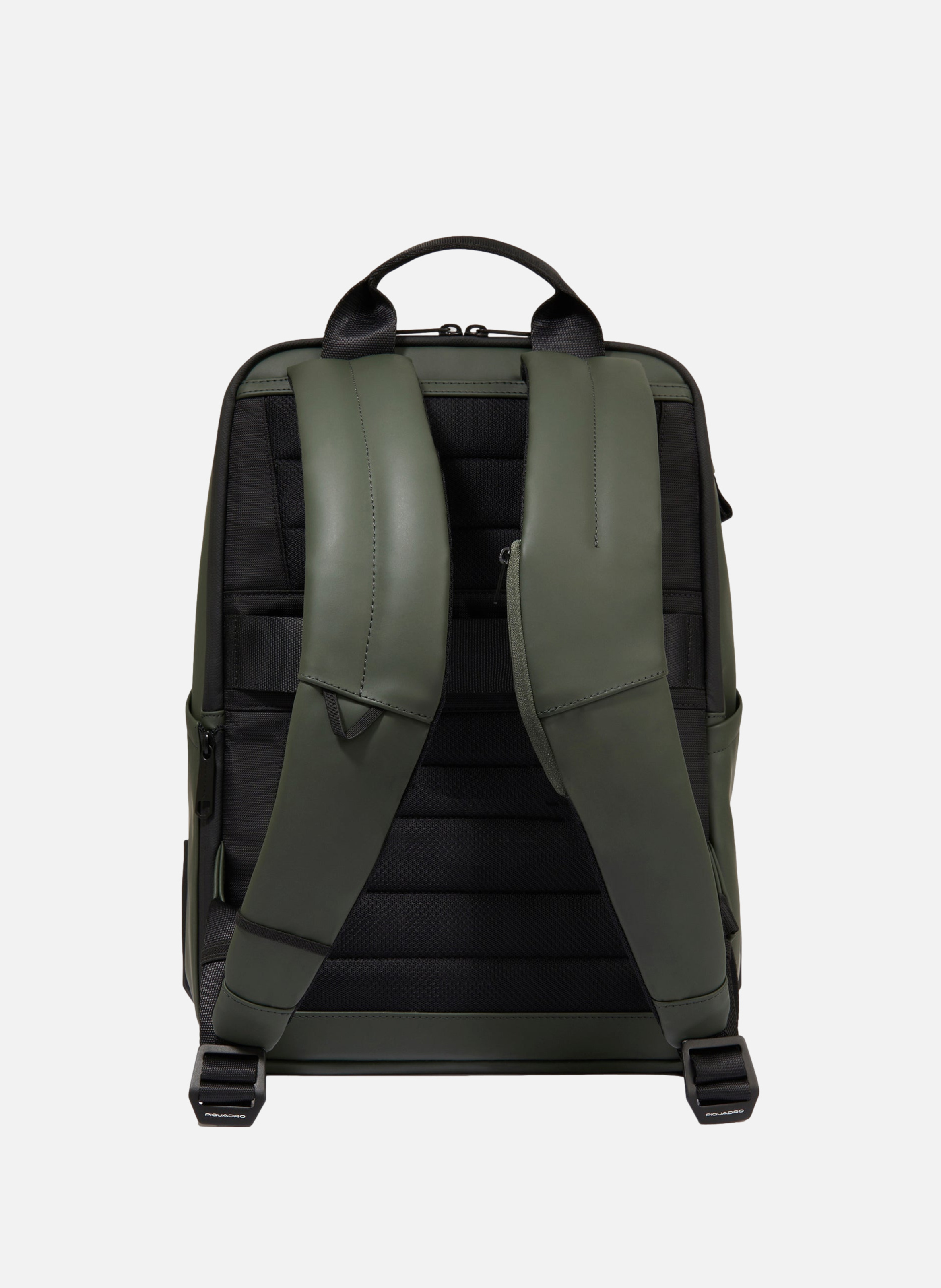 Water resistant computer 14" backpack PIQUADRO Green