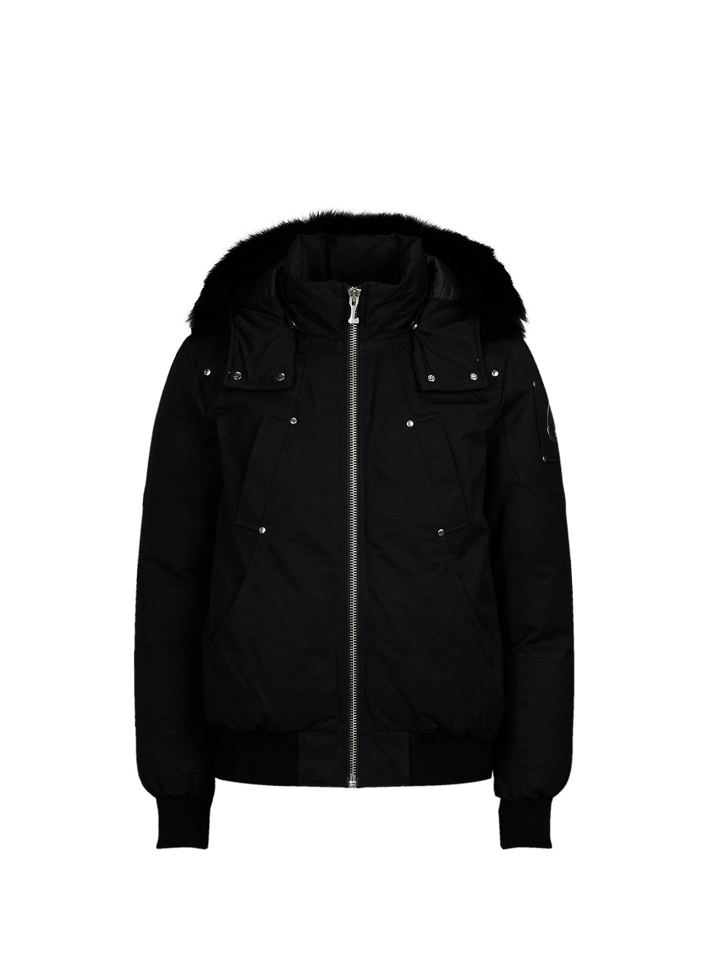 Parka droite à capuche Original Ballistic MOOSE KNUCKLES Noir