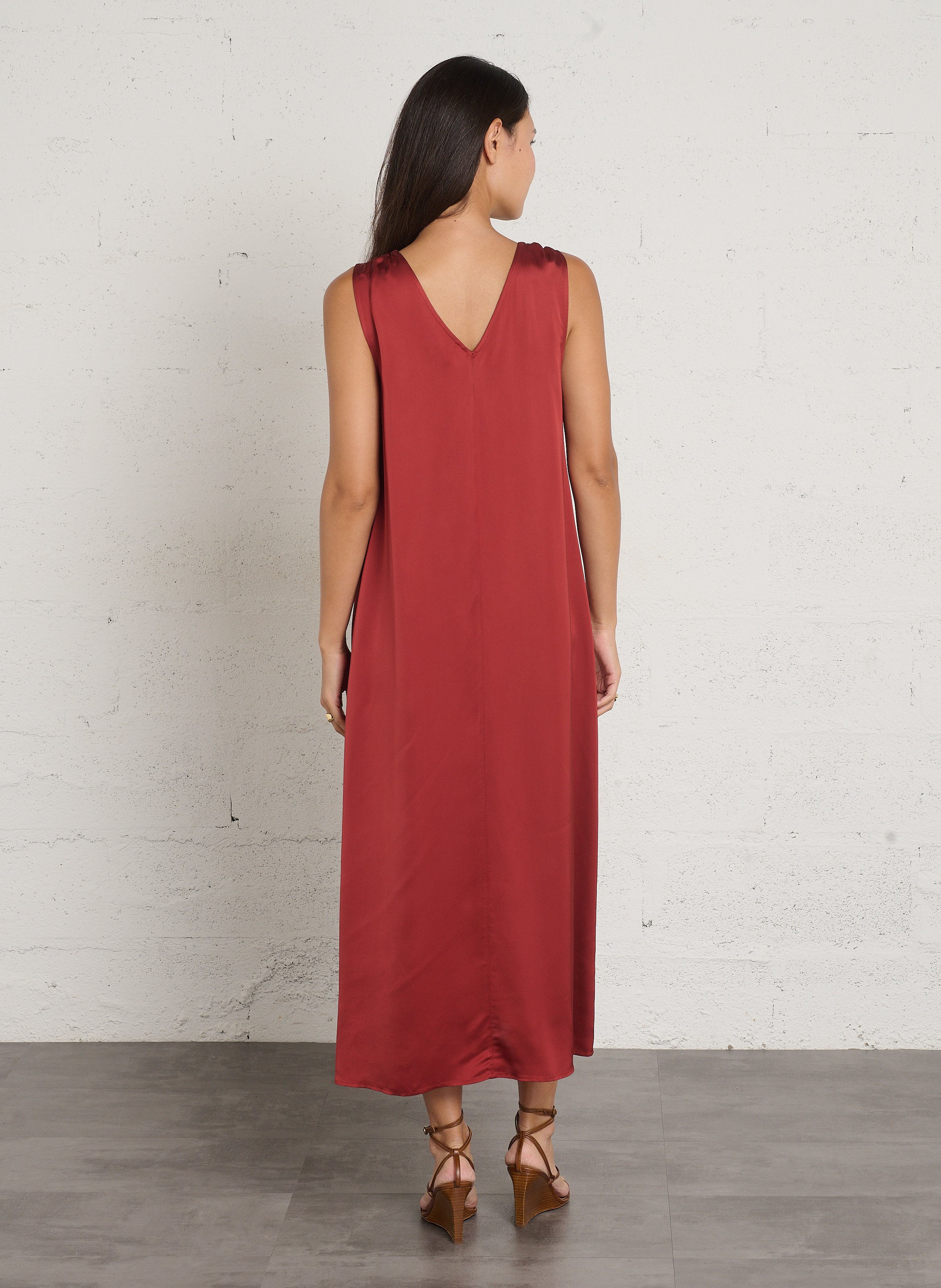 Robe longue penelope MAISON 123 Rouge