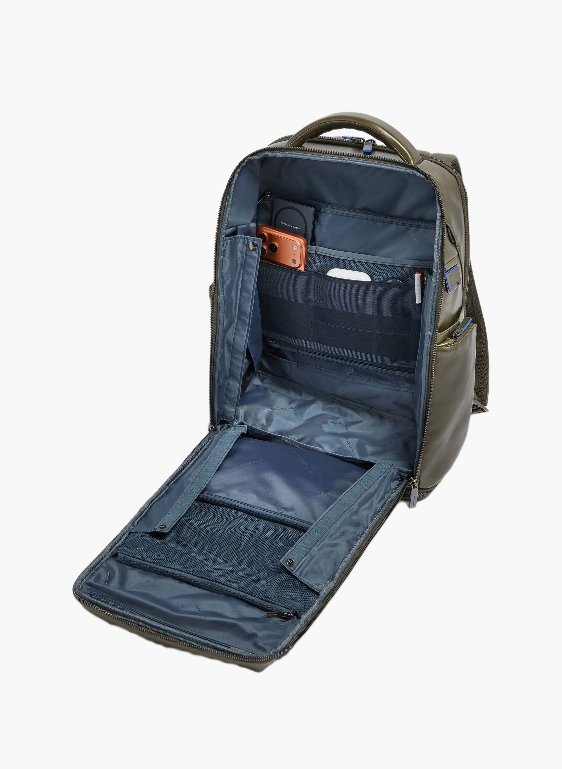 Rugzak voor 15,6" laptop, aanpasbaar PIQUADRO Groen