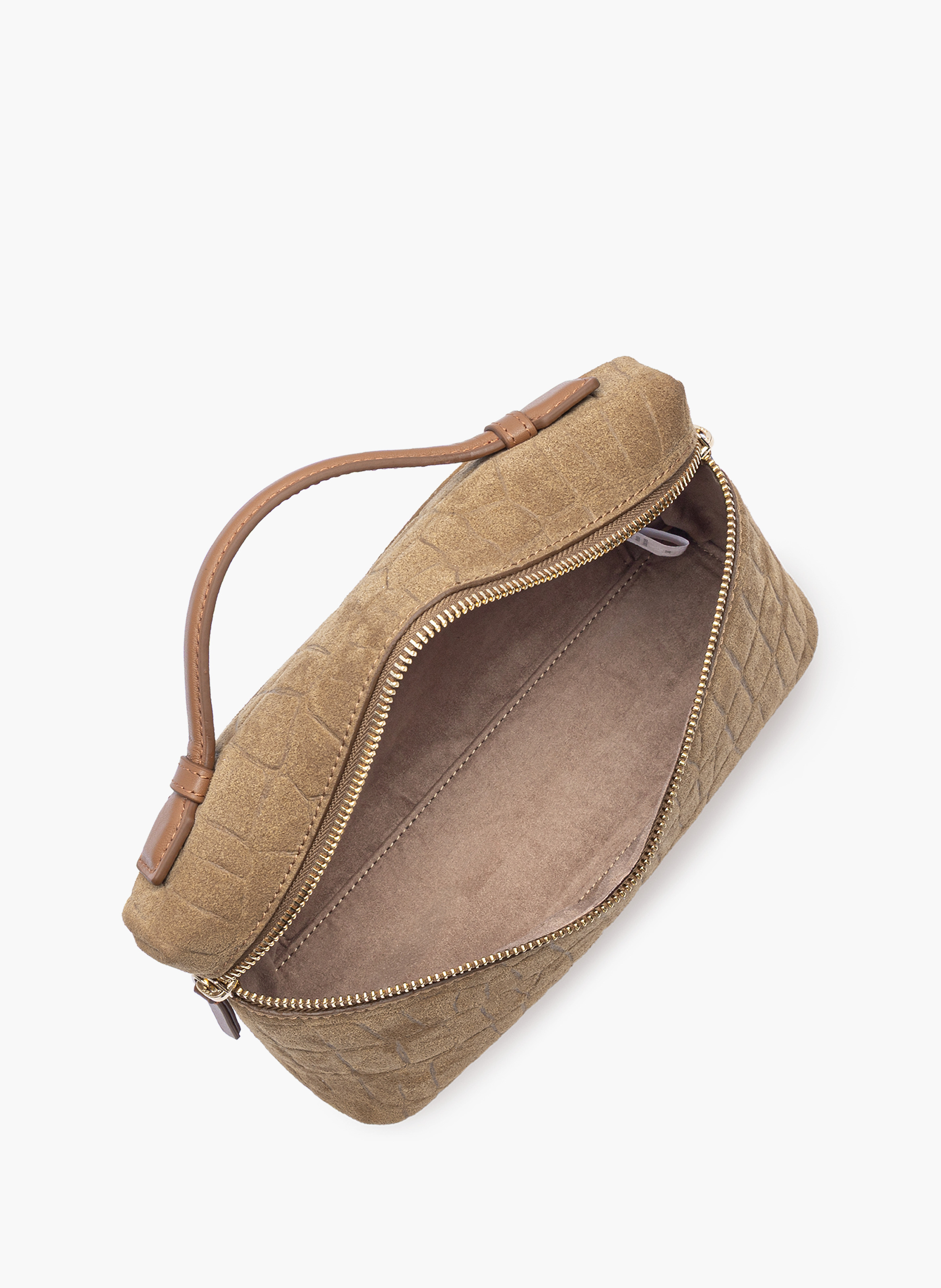 Sac boite - suède exo LANCASTER Marron