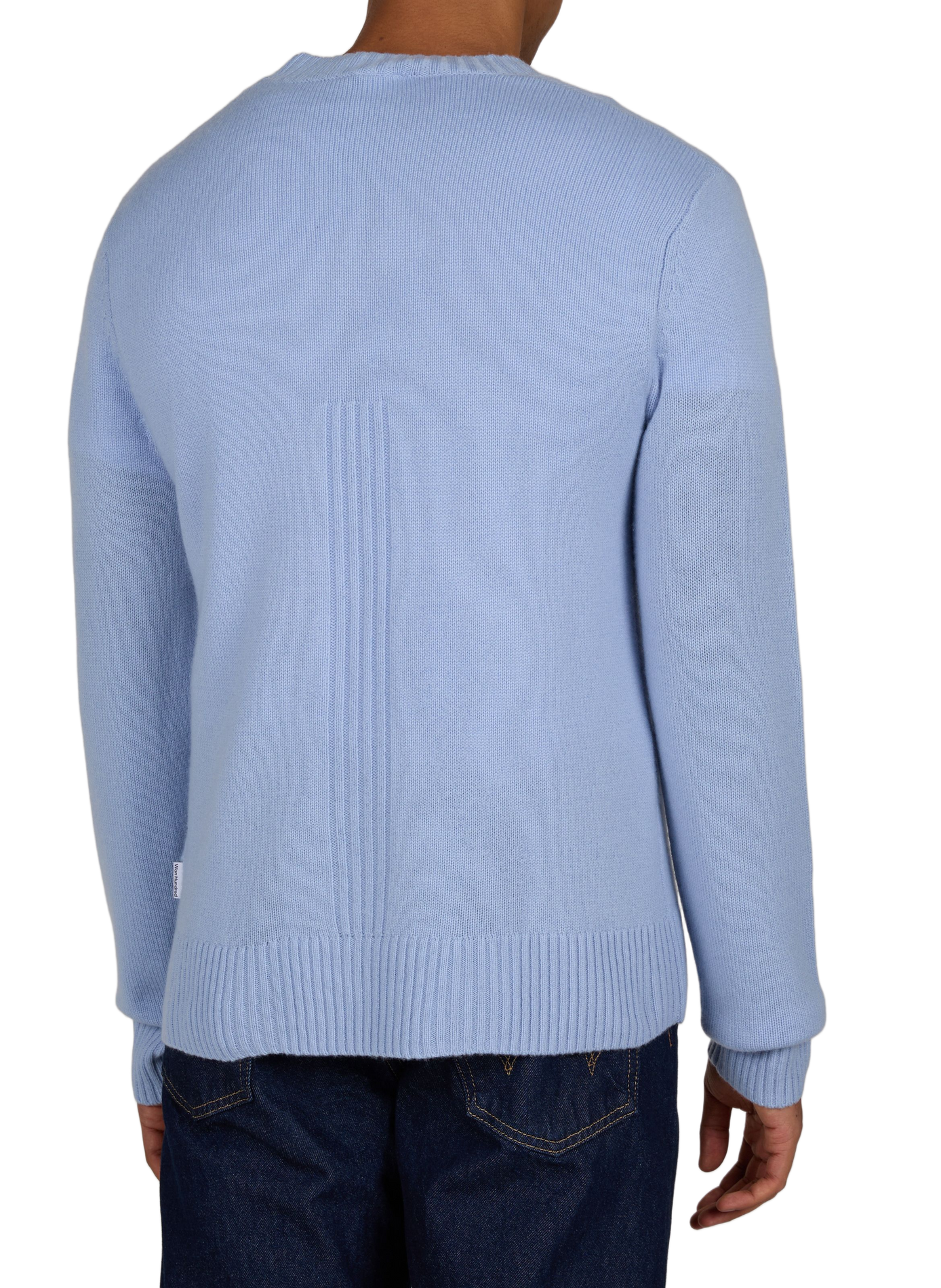 Straight wool and cashmere sweater WON HUNDRED Blue