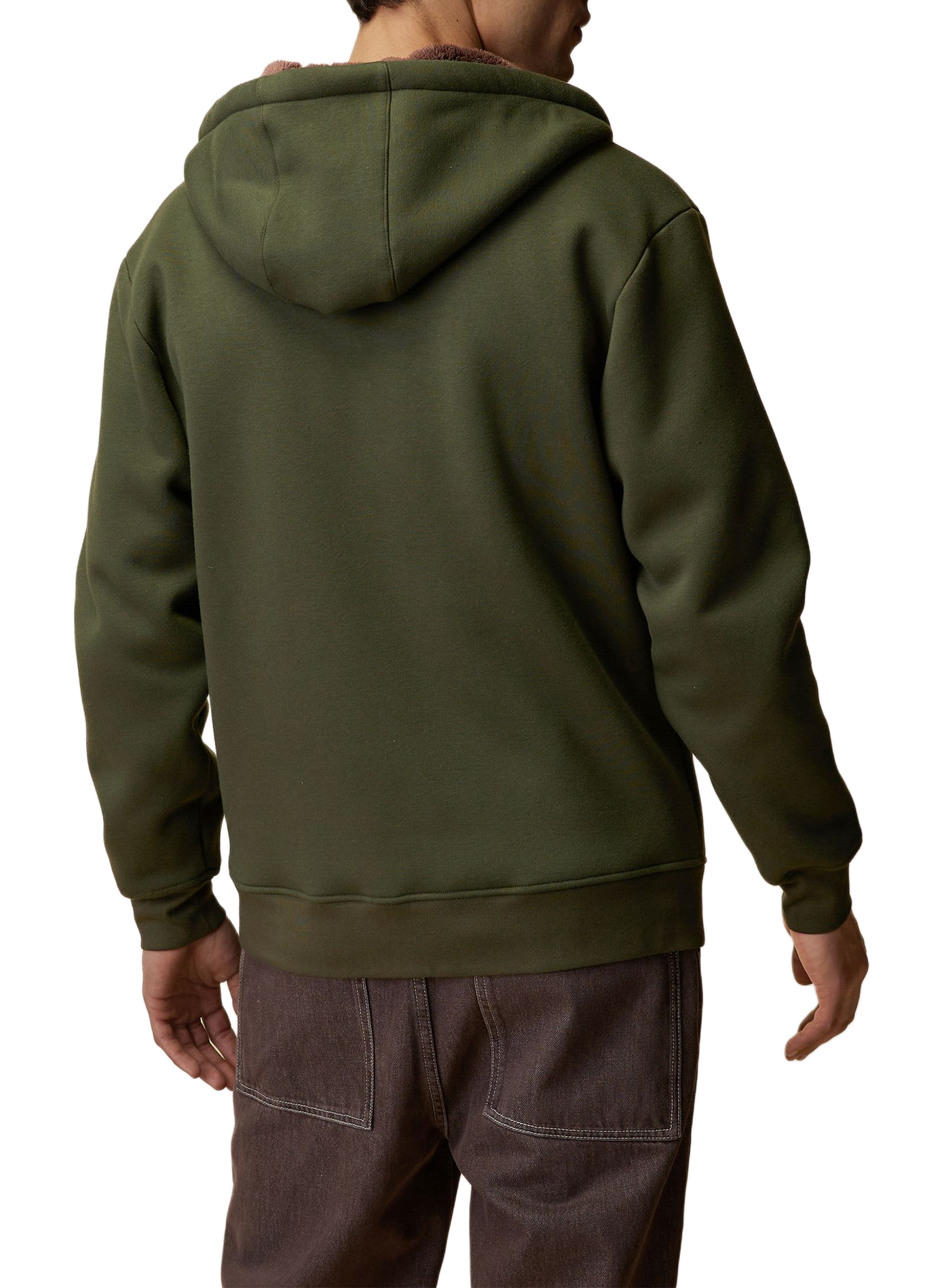 Gerade geschnittener Meygal-Hoodie aus Baumwollmischung FAGUO Grun