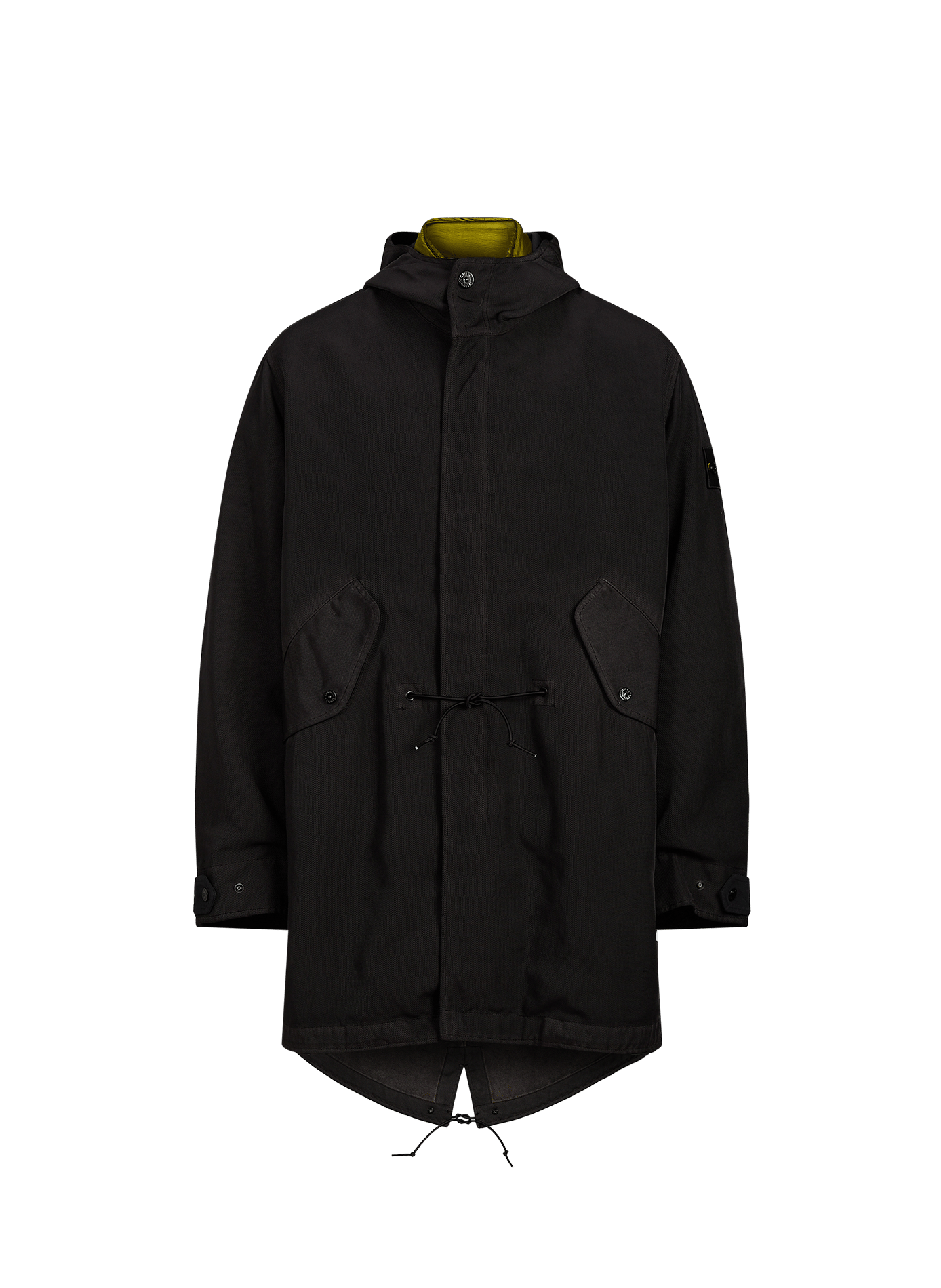 Weit geschnittener, abnehmbarer Parka STONE ISLAND Grau