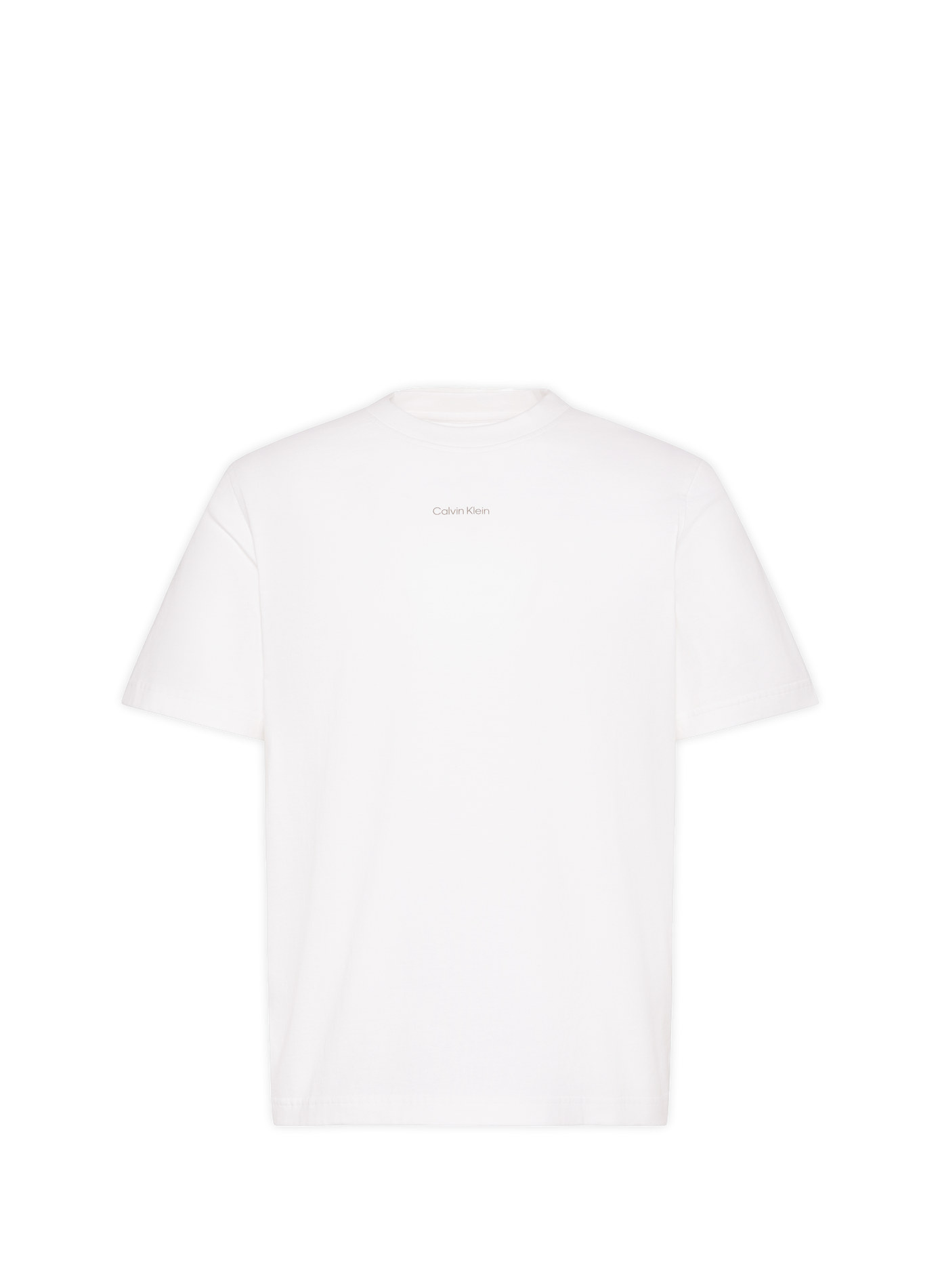 Short-sleeved cotton logo T-shirt CALVIN KLEIN White
