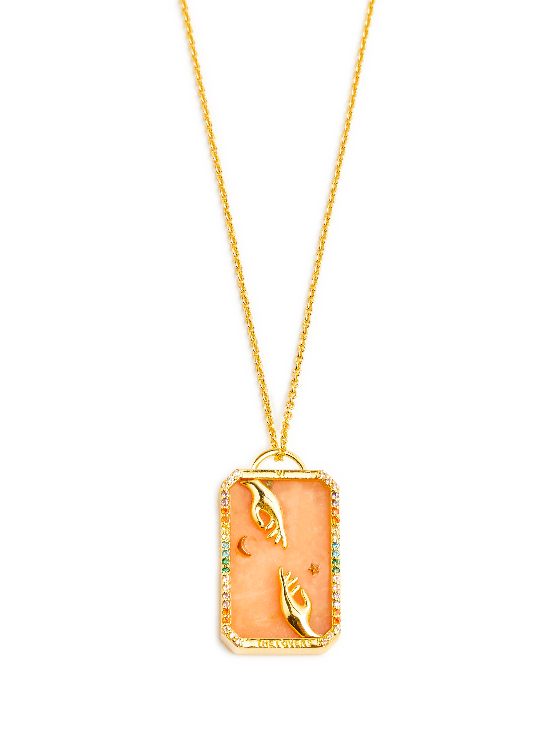 Collier The Lovers Card