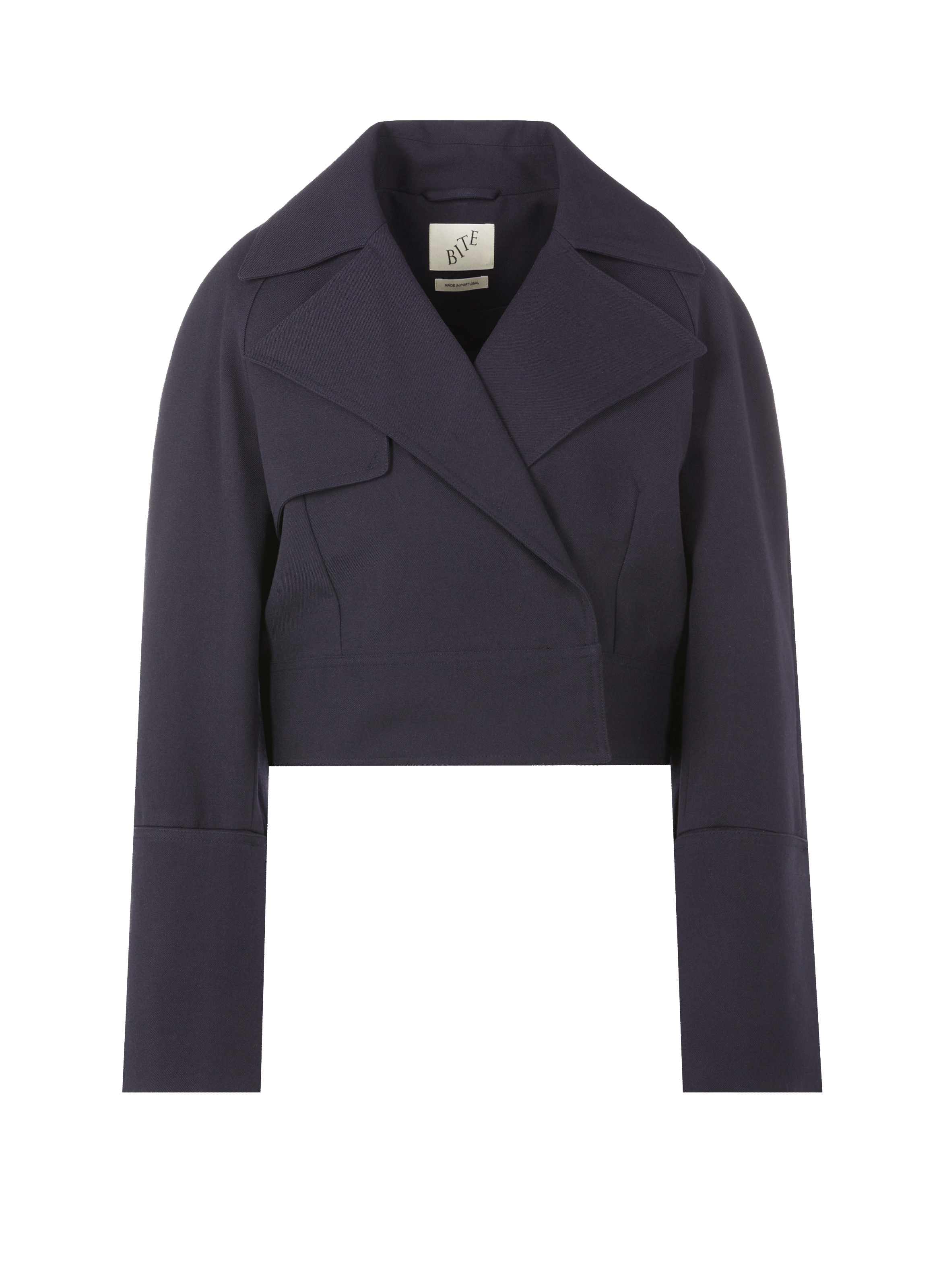 Veste de tailleur courte en laine
