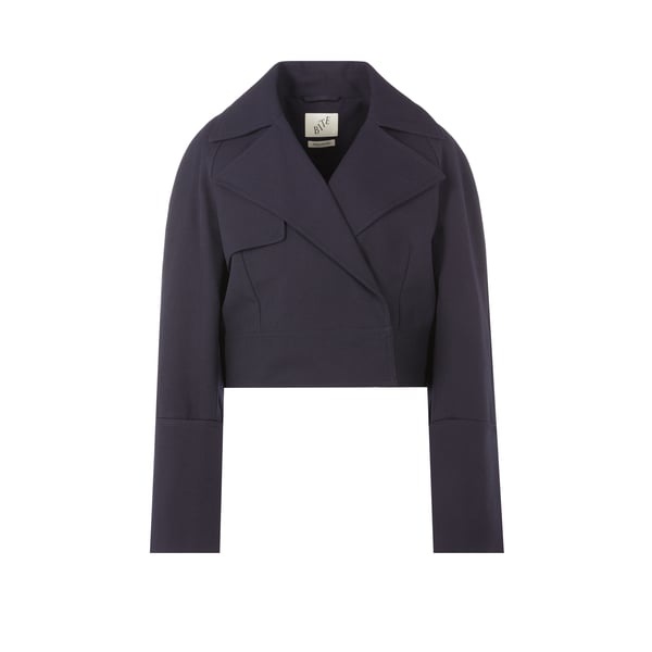 Veste de tailleur courte en laine