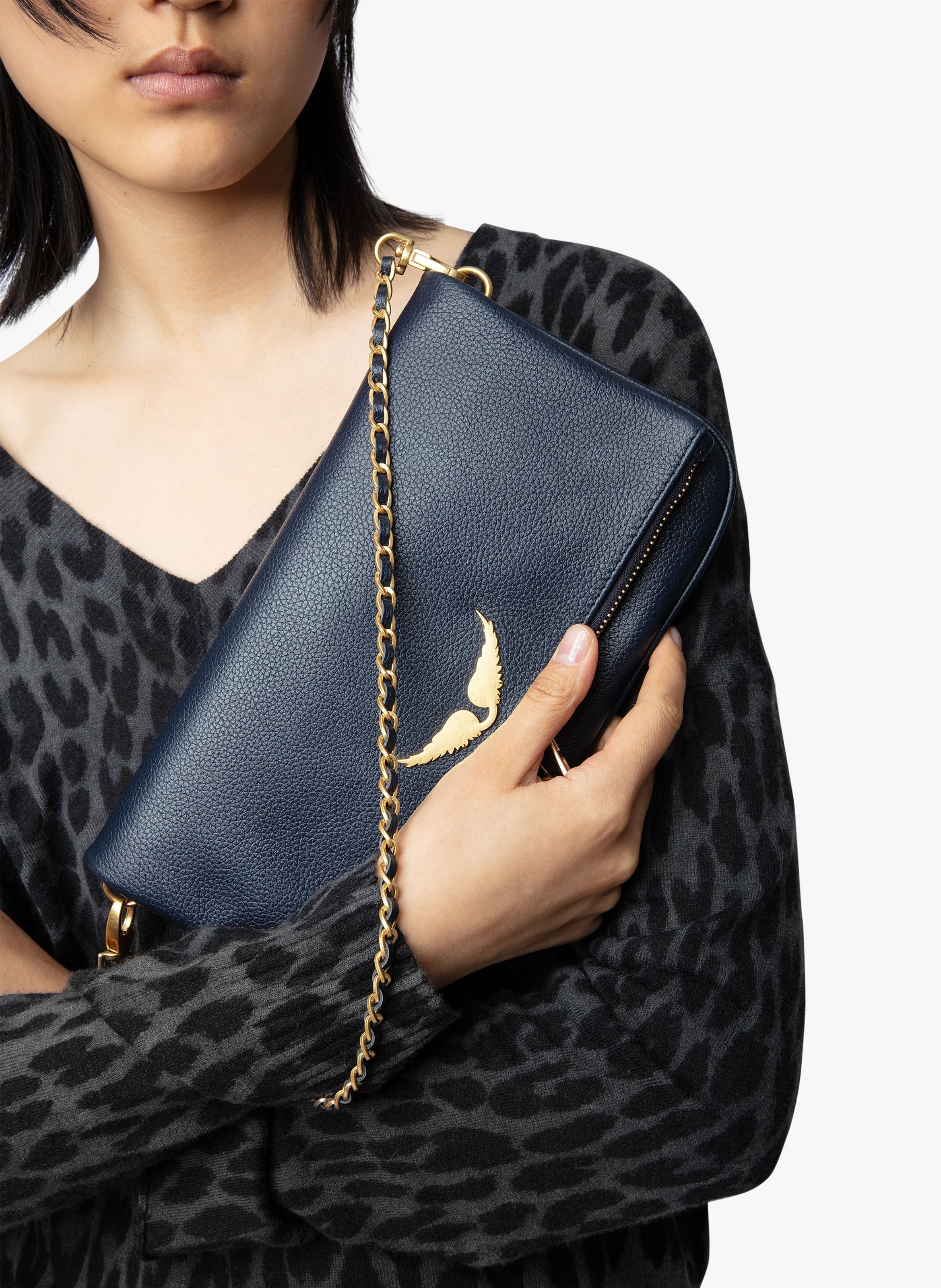 Pochette Zadig Et Voltaire Occasion - Dimensions 27,5x19,5x0,5 Cm, Avec Quelques Taches