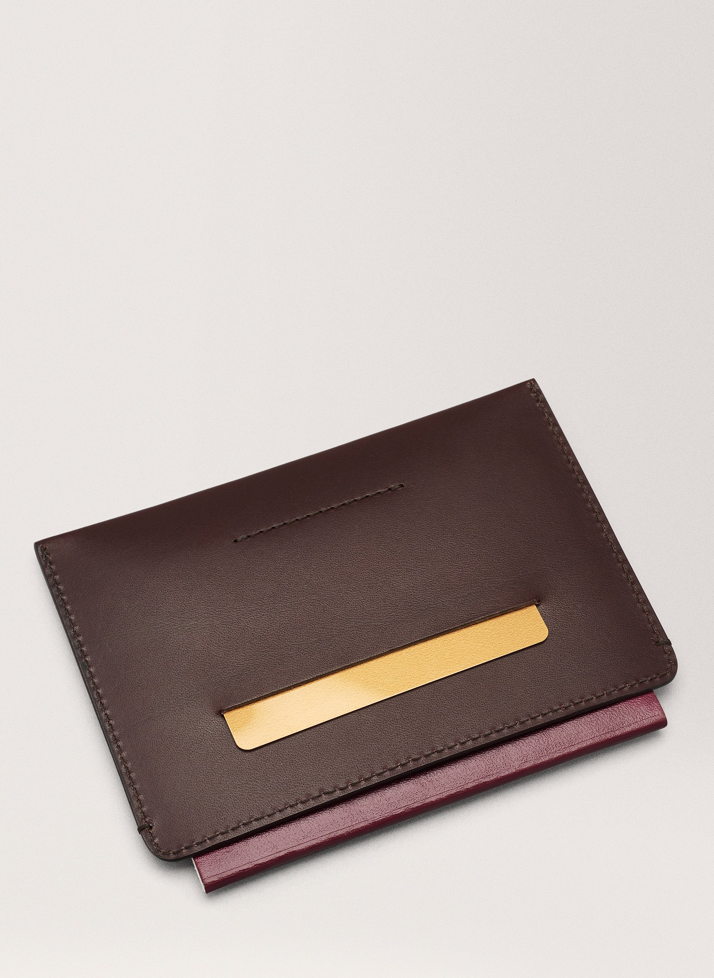 Étui passeport 'easton' en cuir vachetta CARL FRIEDRIK Marron