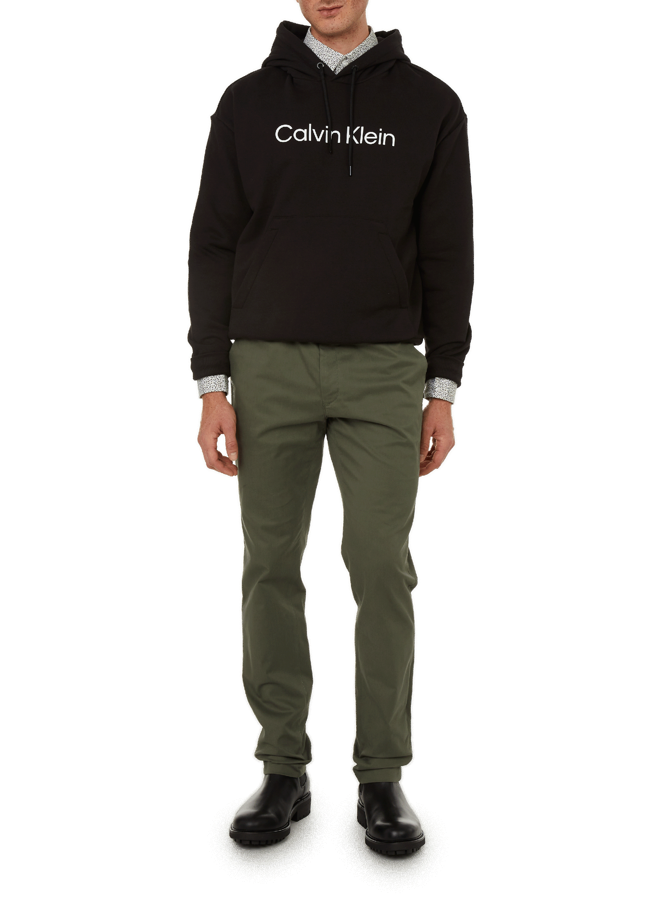 Hoodie oversize CALVIN KLEIN Noir