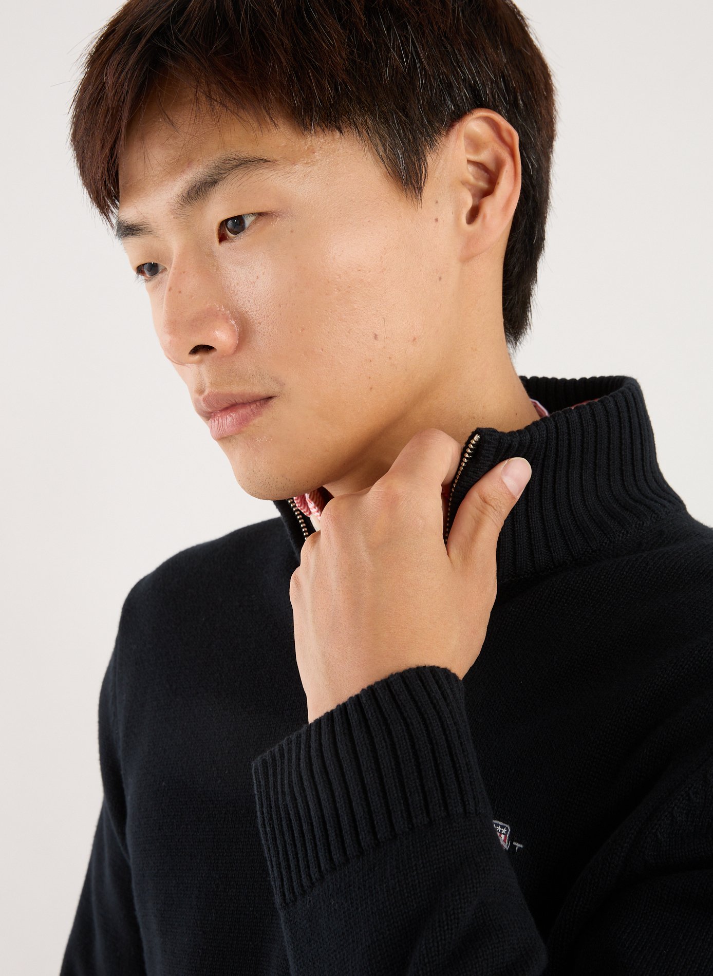 Cotton jumper GANT Black