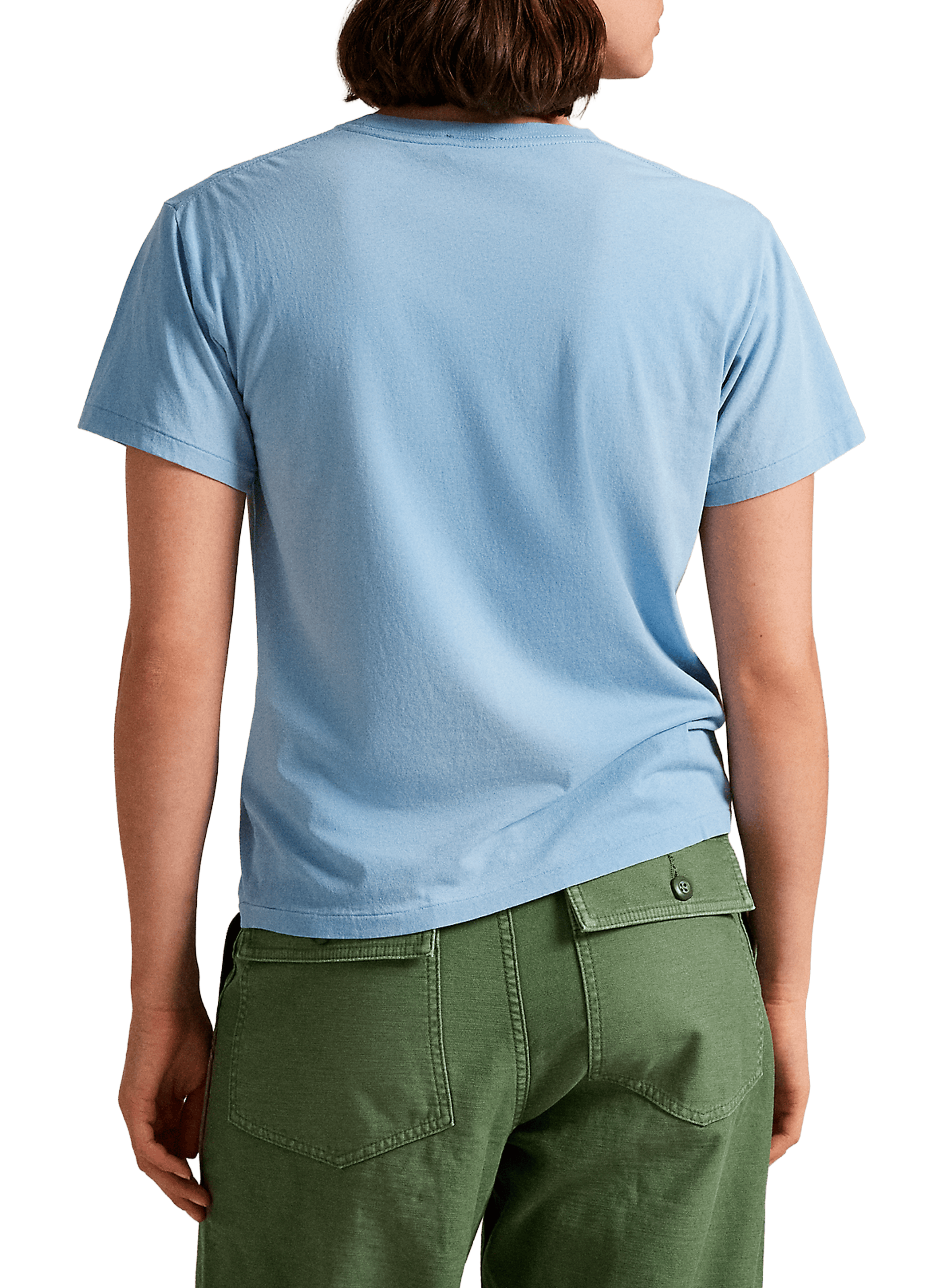 T-shirt imprimé en coton POLO RALPH LAUREN Bleu