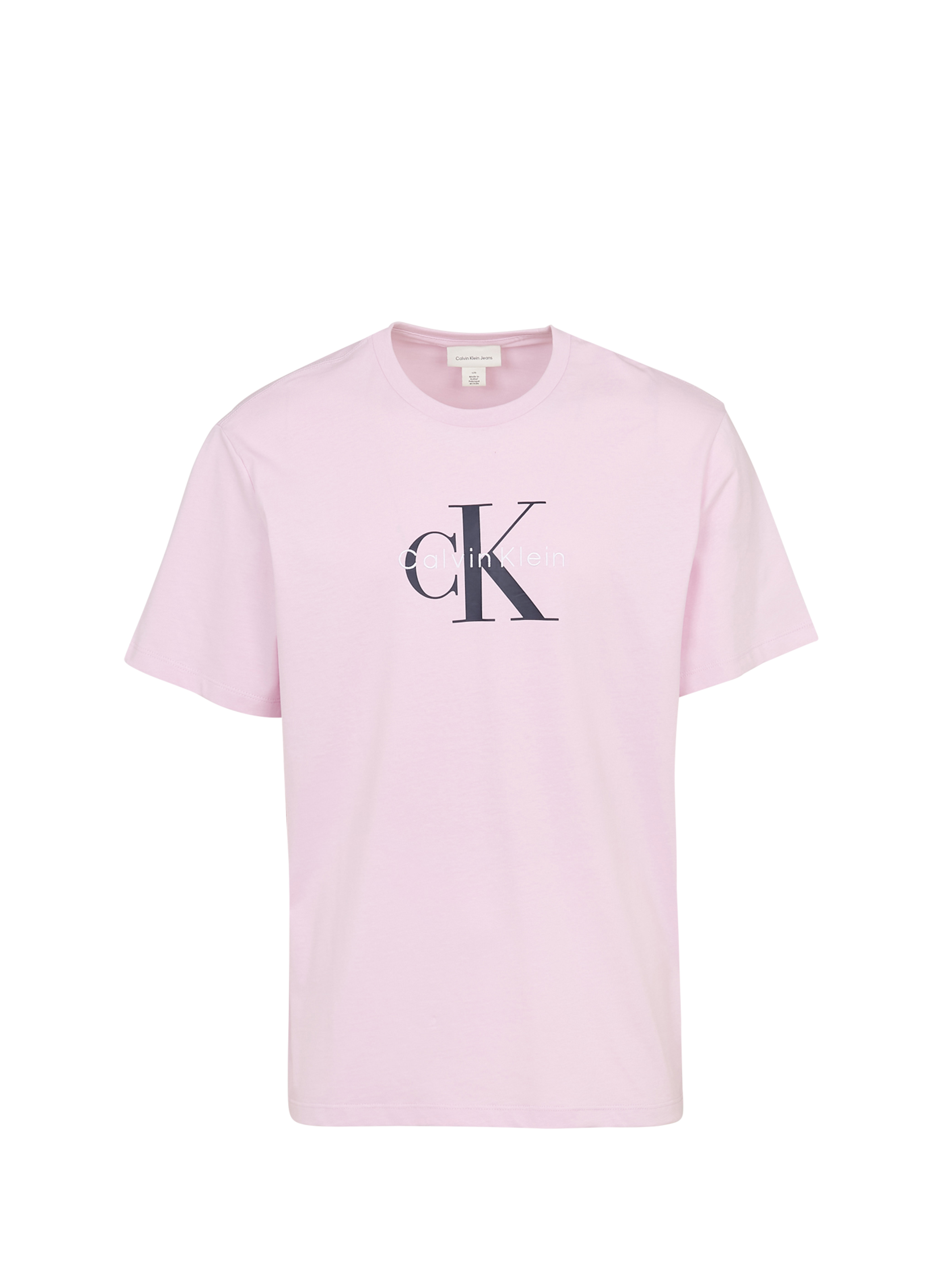 CALVIN KLEIN T-shirt à logo en coton Violet