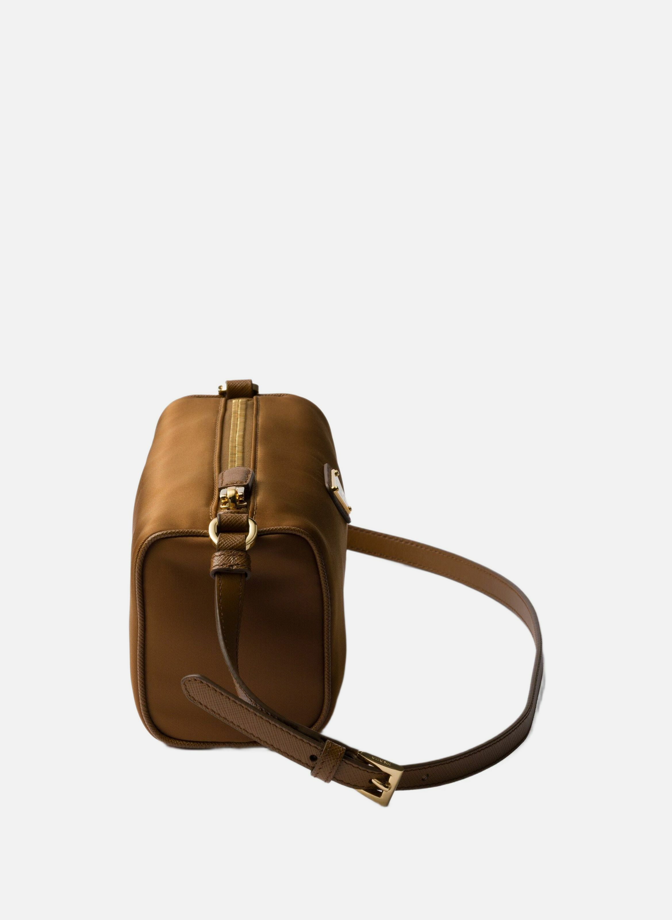 Pochette en re-nylon PRADA Marron