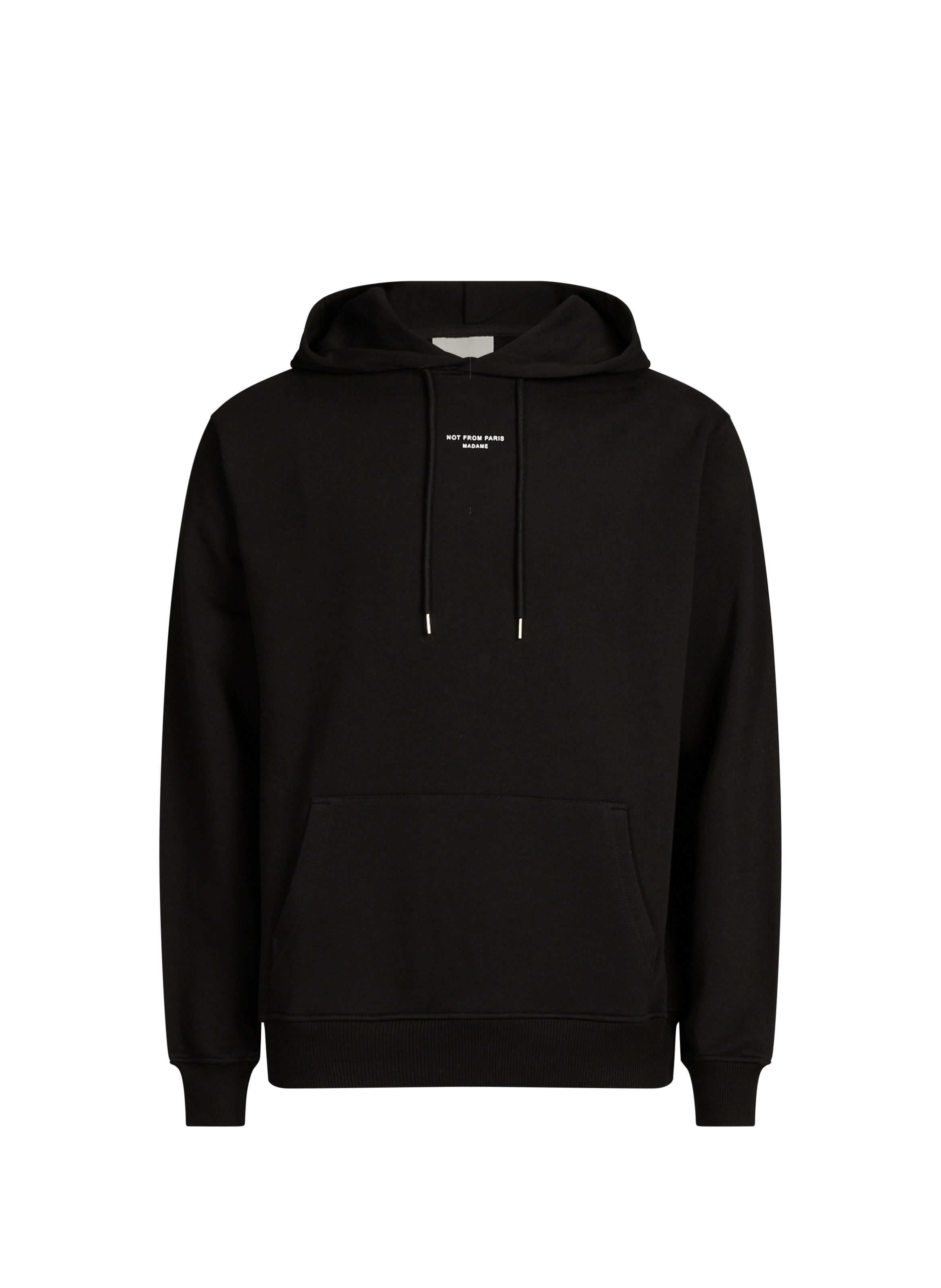 Cotton hoodie DROLE DE MONSIEUR Black