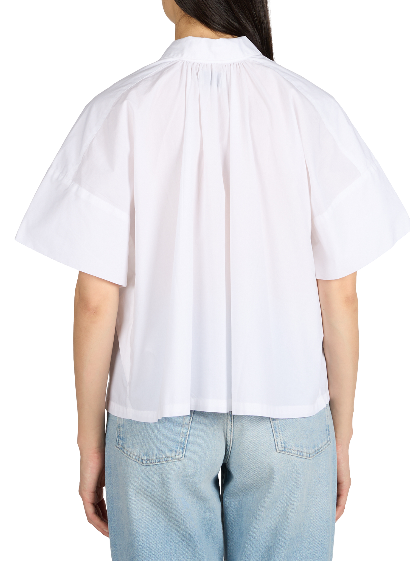 Chemise manches courtes Cairn en coton BELLEROSE Blanc