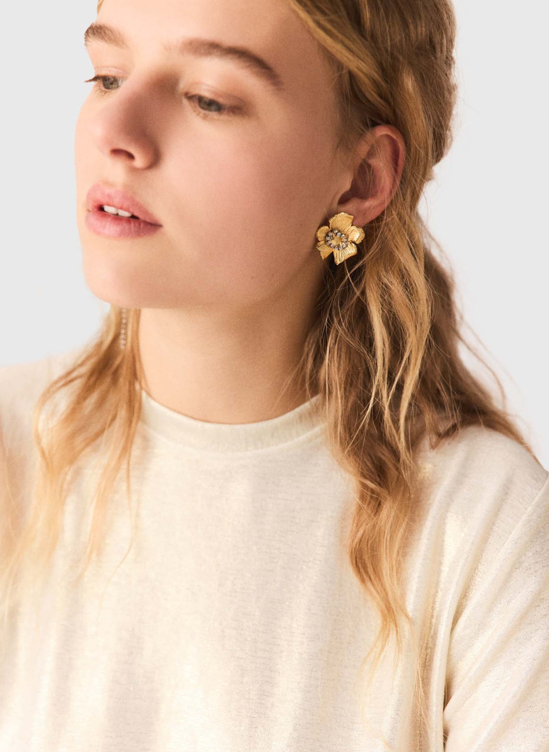 Boucles d'oreilles MAJE Doré