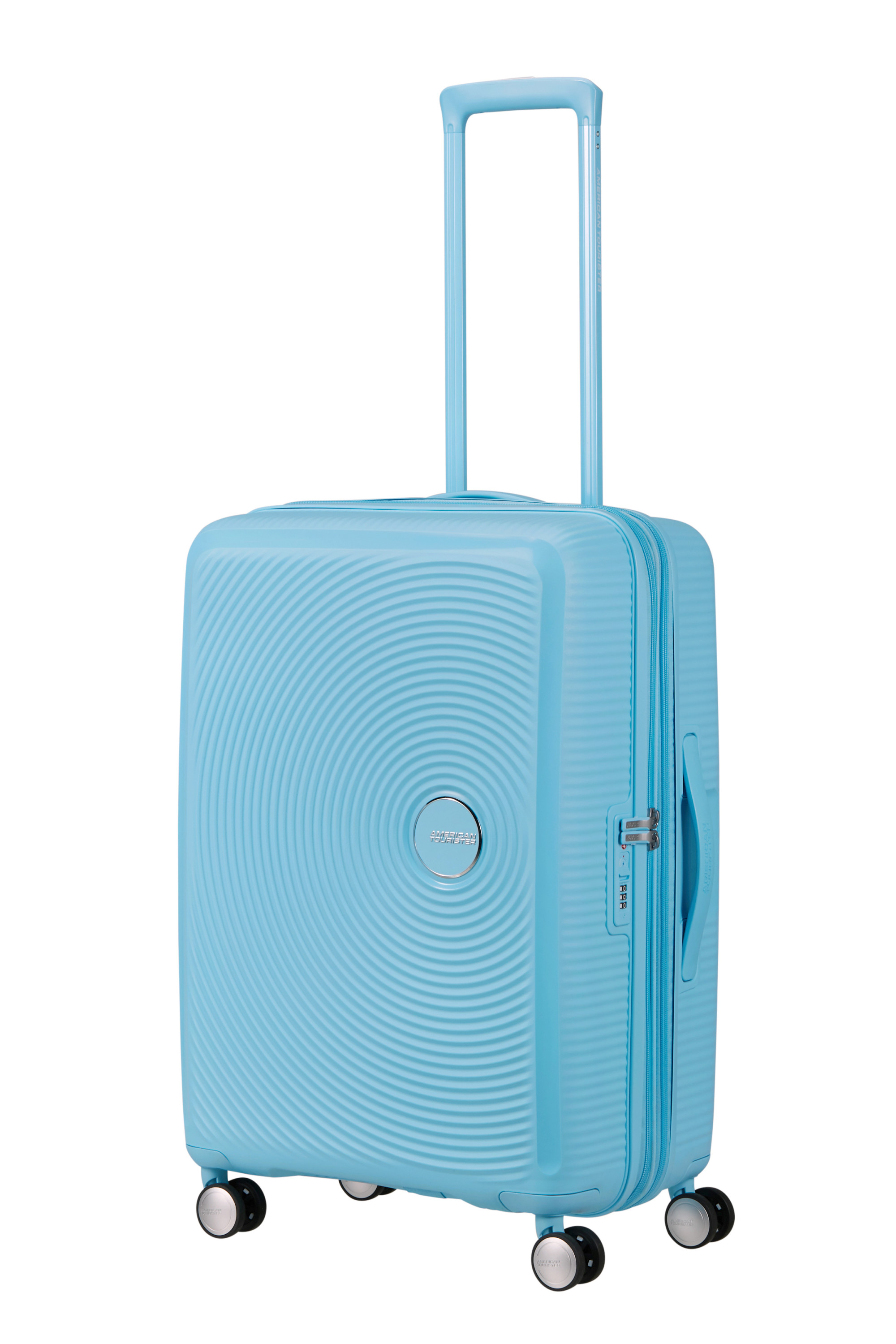 Soundbox valise 4 roues taille m AMERICAN TOURISTER Bleu