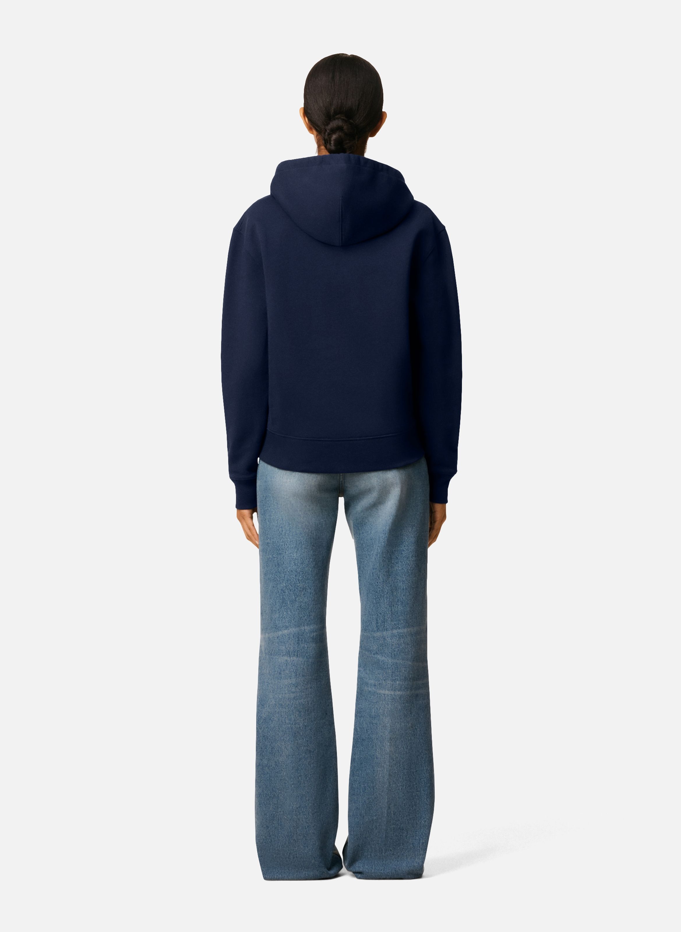 Hoodie Zippé Ami de Coeur Rouge unisexe AMI PARIS Bleu