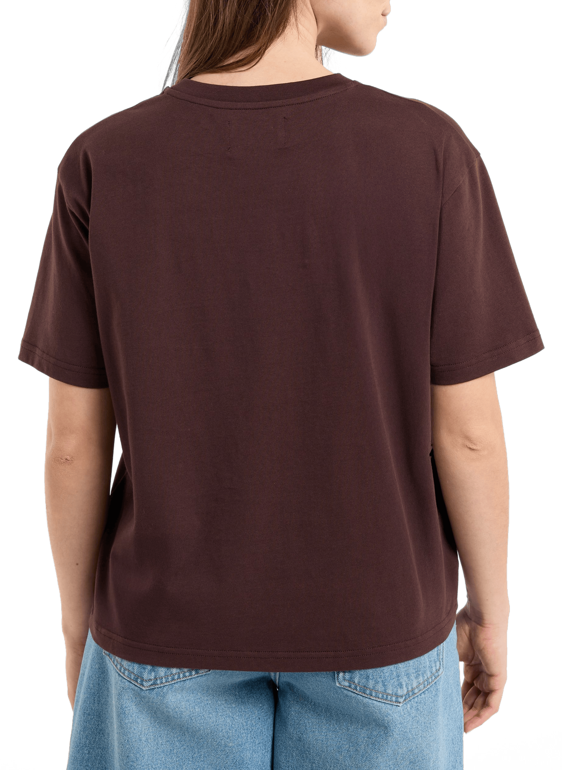 Classic Cotton T-Shirt SAISON 1865 Brown