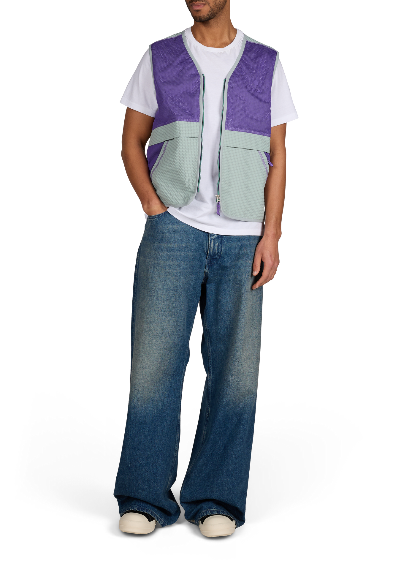 Sleeveless jacket Loudeac FAGUO Green