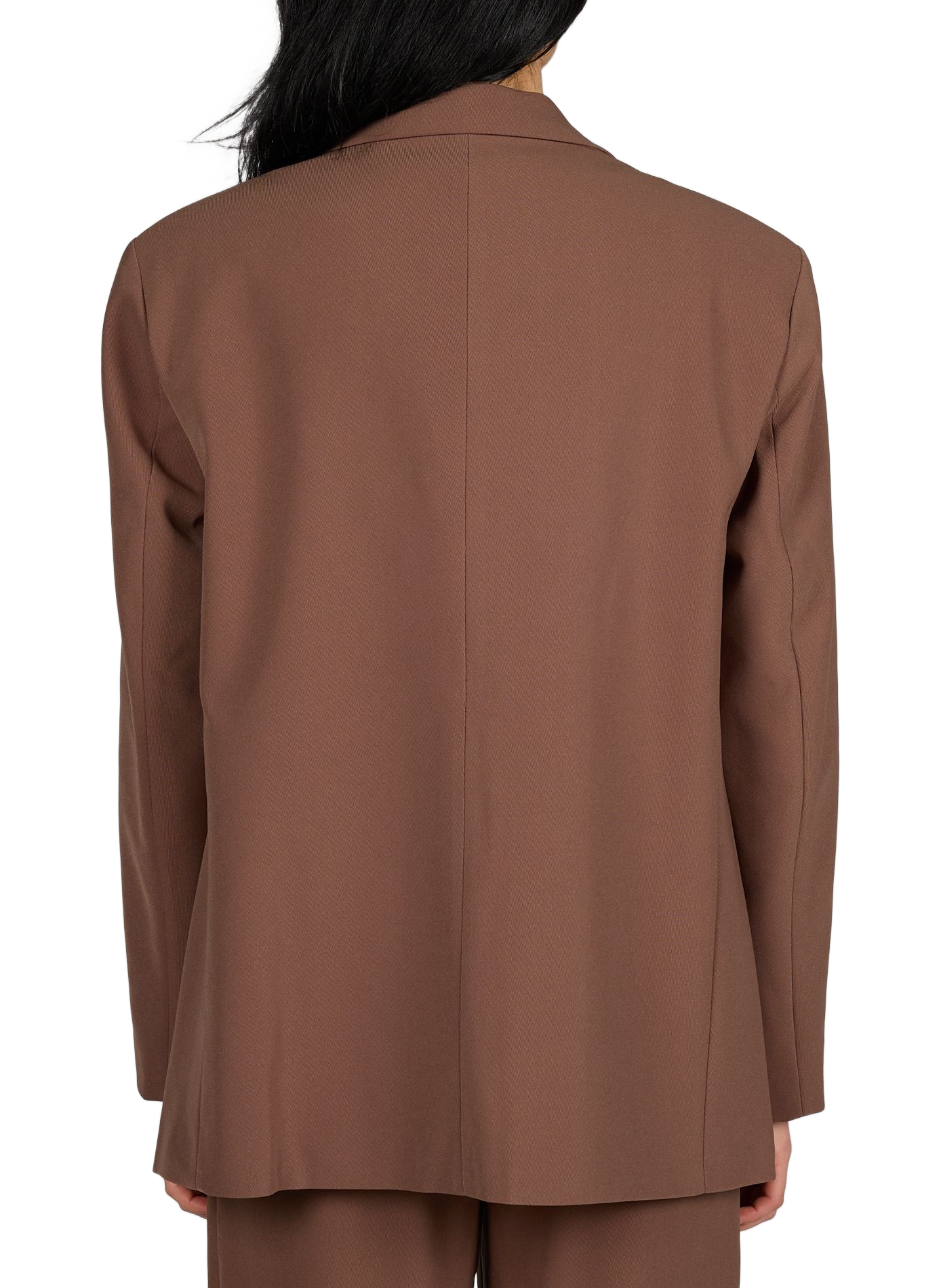 Buttoned straight blazer TOPSHOP Beige