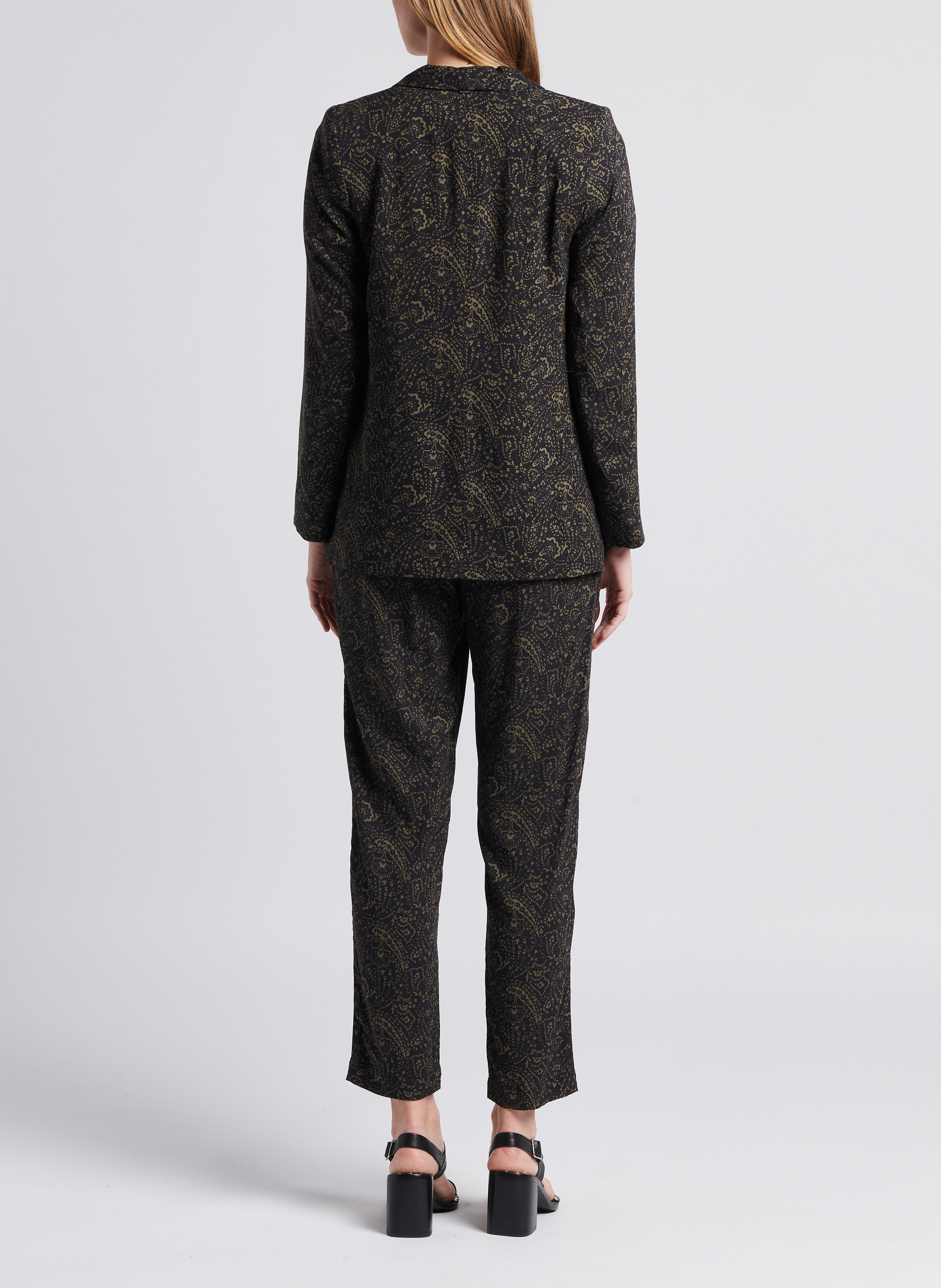 Tee-shirt col rond droit en coton sonoma AMERICAN VINTAGE Kaki