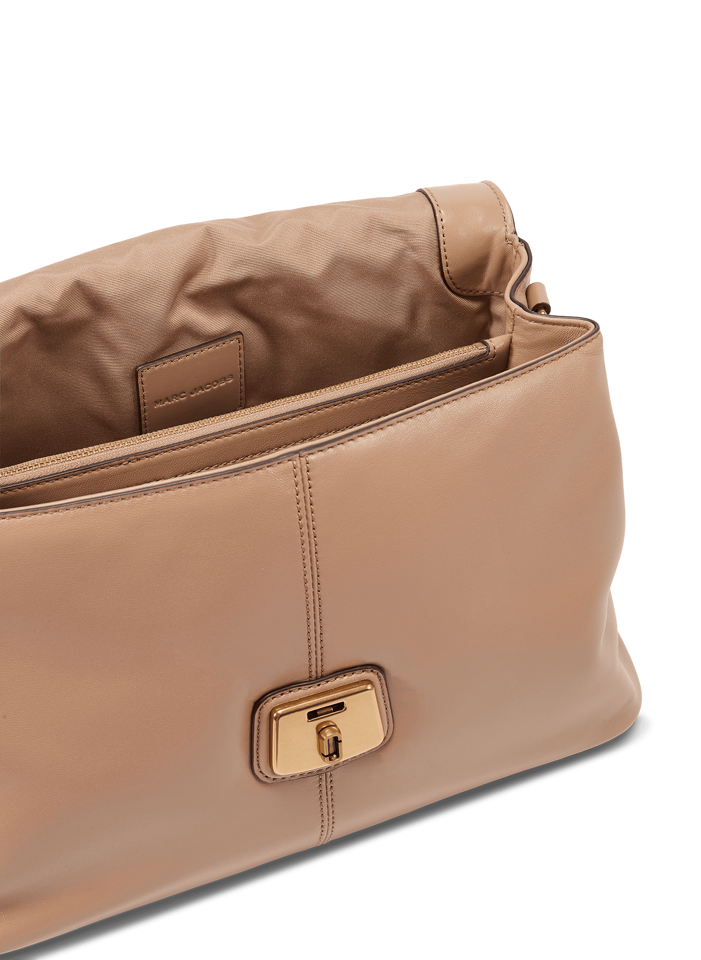 Sac à main The Cristina Messenger en cuir MARC JACOBS Marron