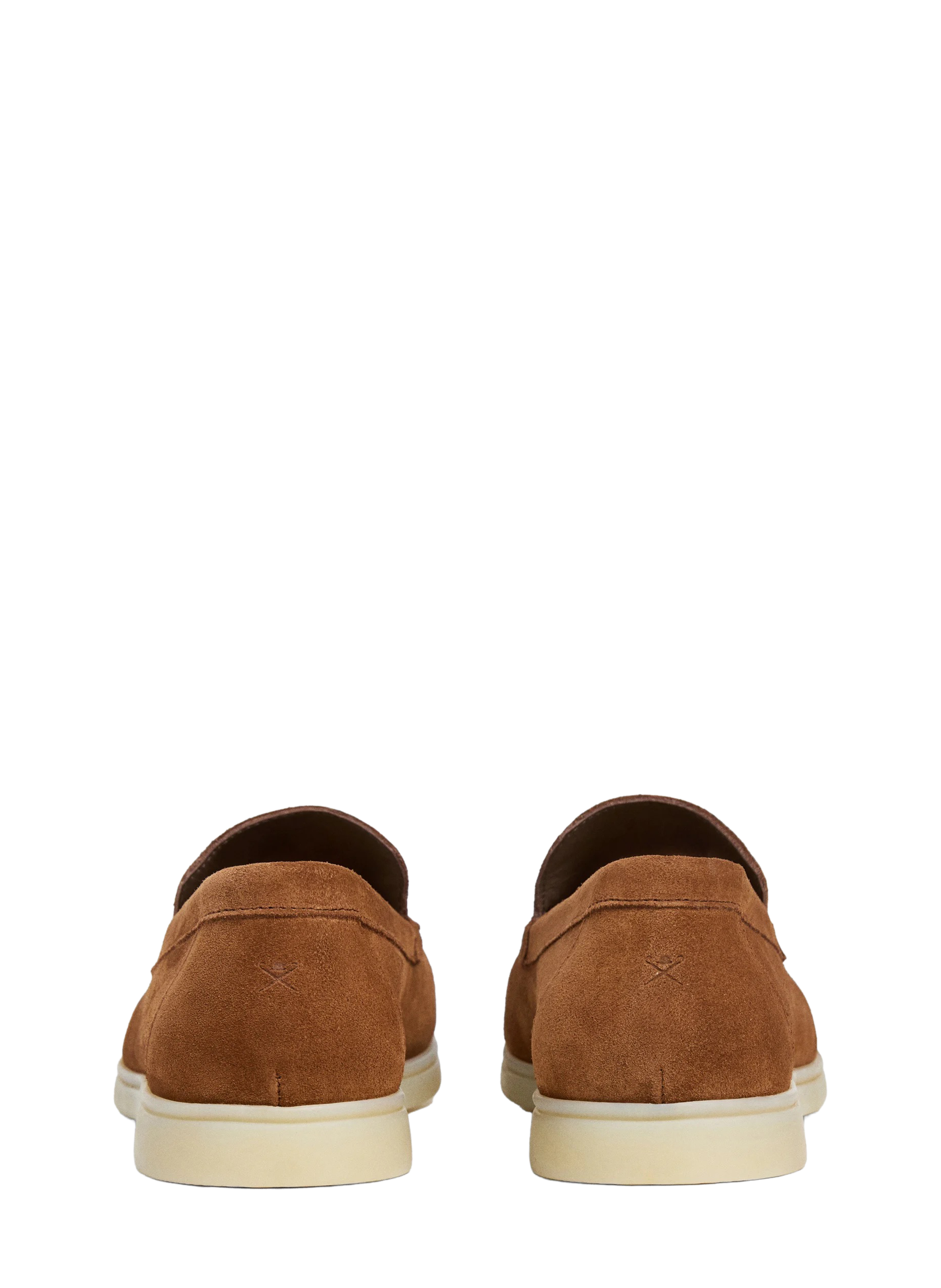 Mocassins en cuir daim HACKETT Marron