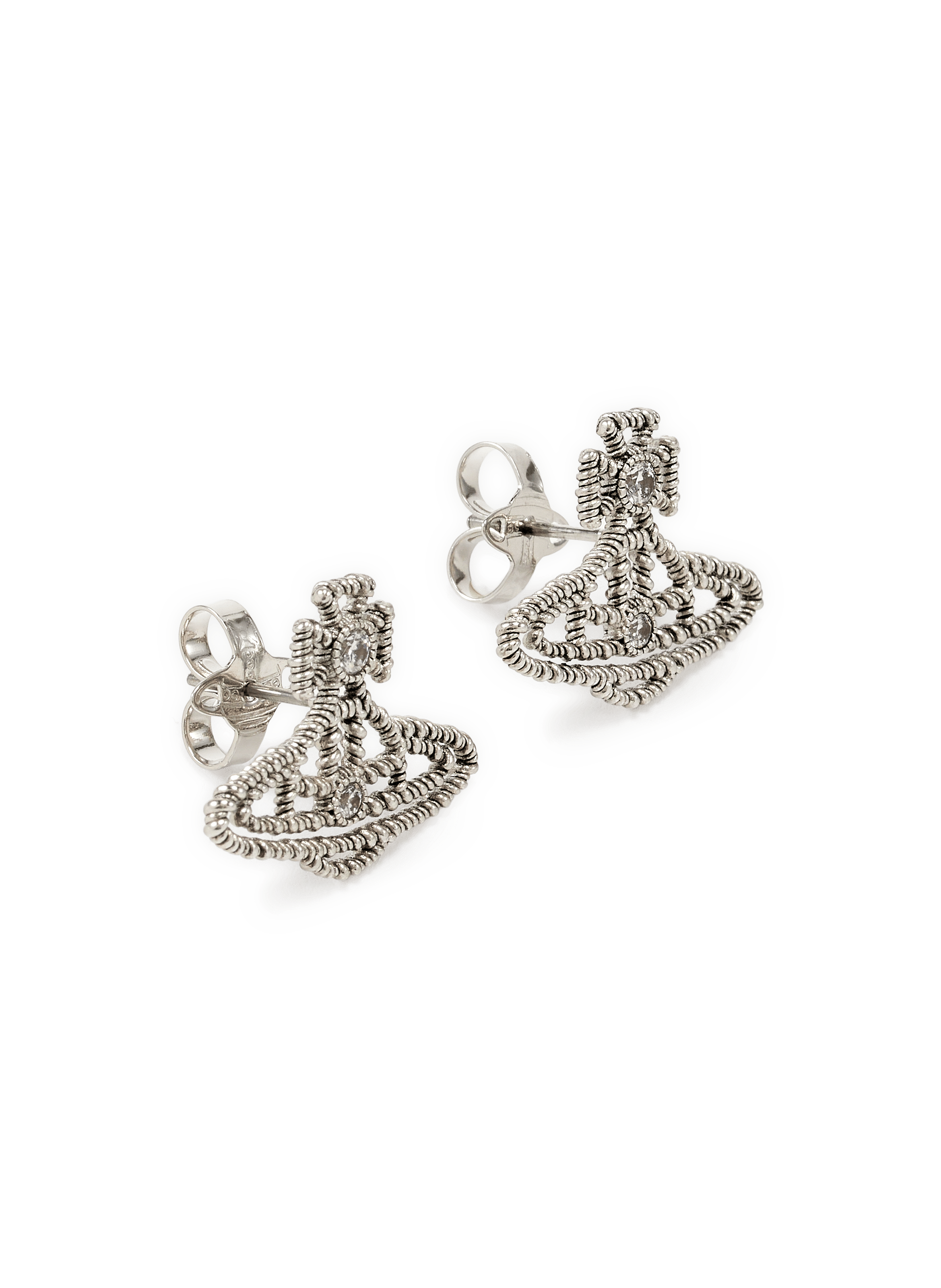 Oorbellen Coretta met logo VIVIENNE WESTWOOD Zilver