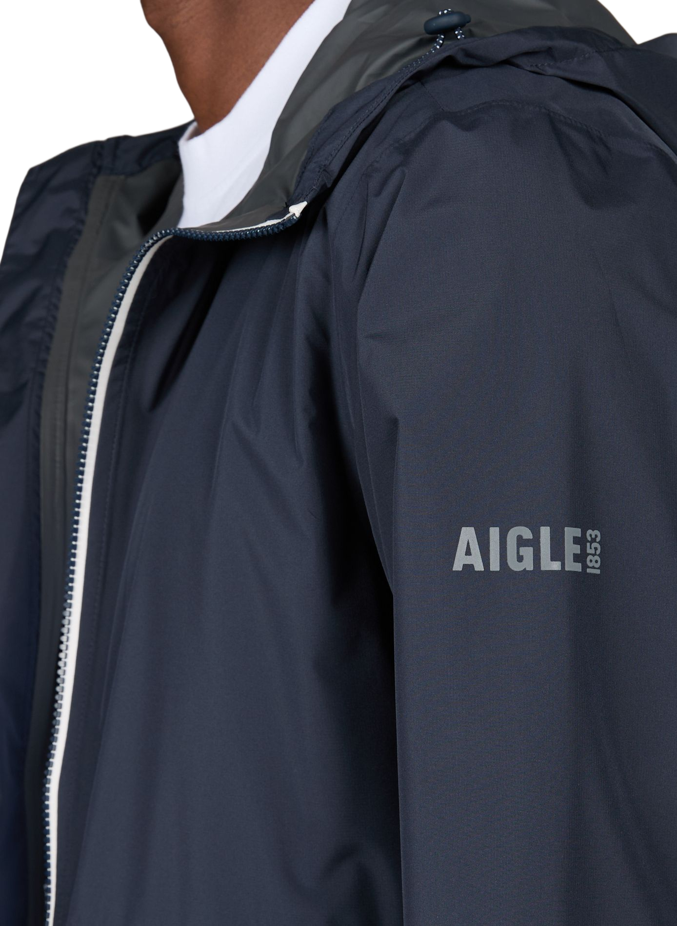 Veste coupe-vent à capuche AIGLE Bleu