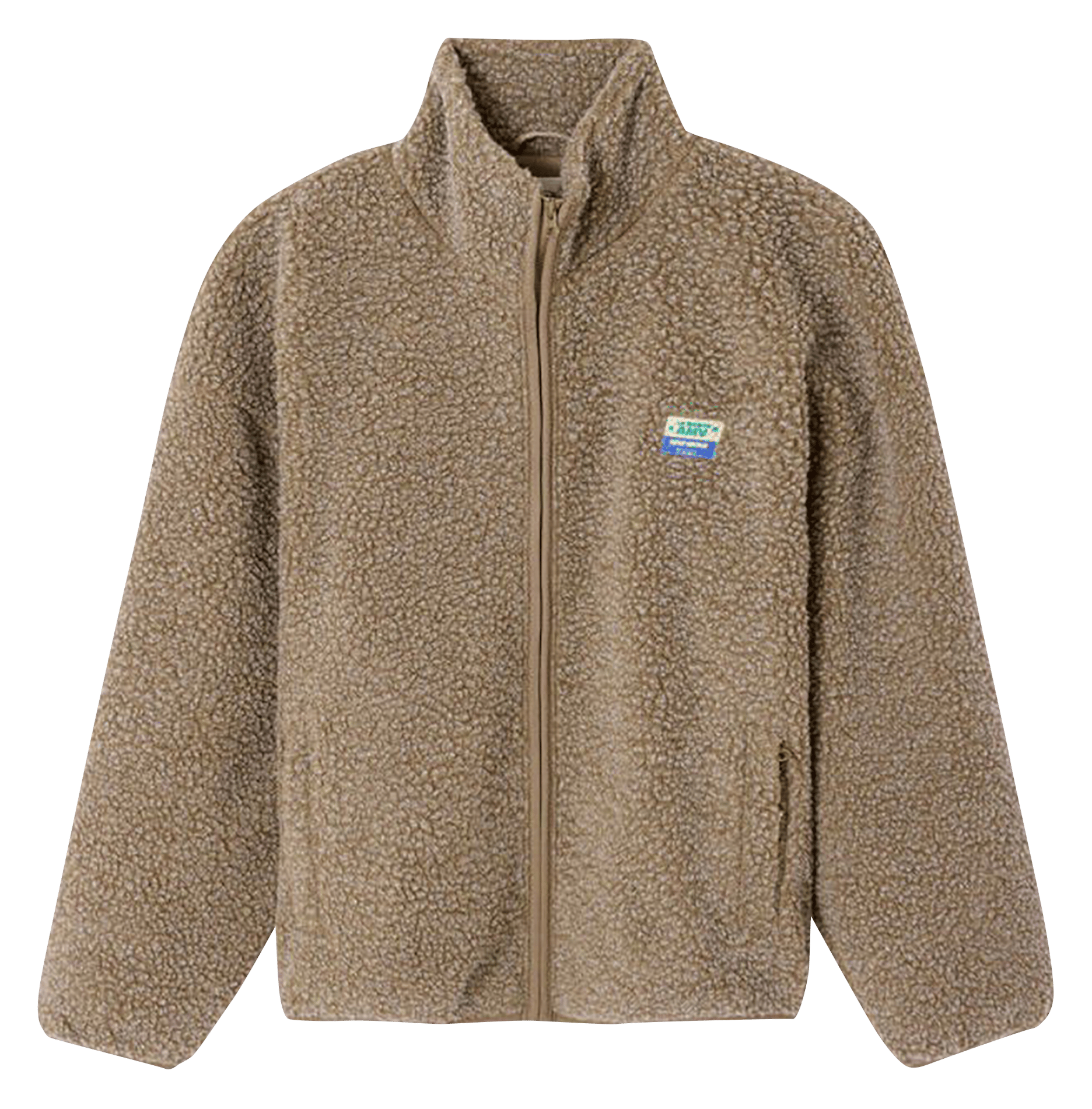 Veste col montant en sherpa hoktown AMERICAN VINTAGE Marron