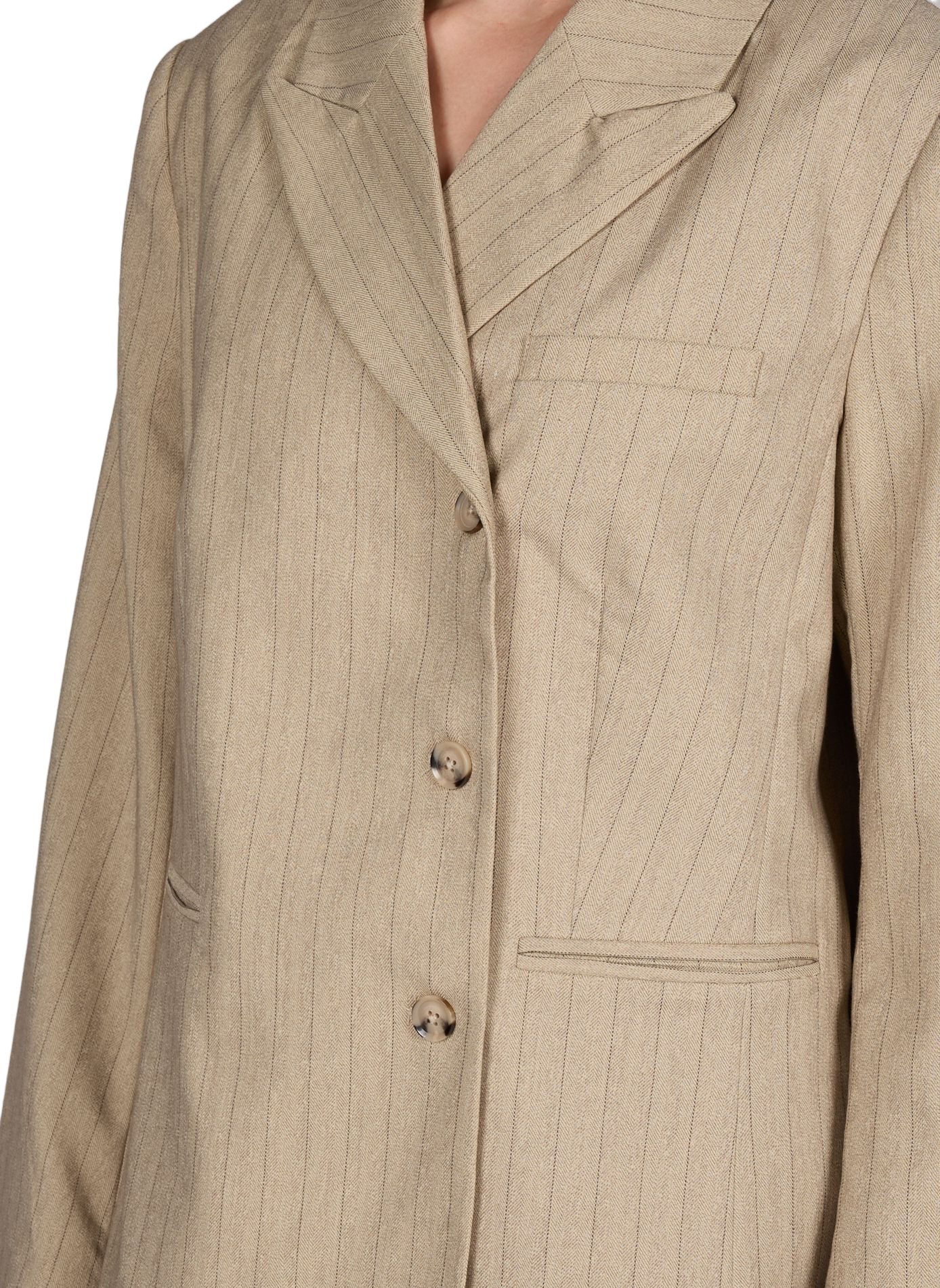 Blazer droit rayé  ROUGE EDIT Multicolore